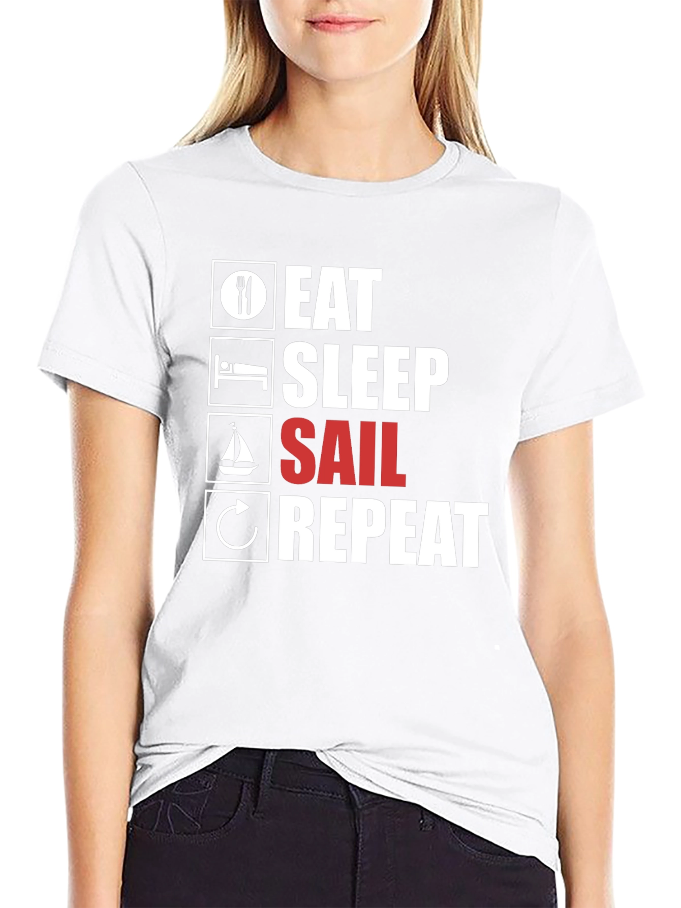 Eat Sleep Sail Repeat T-Shirt