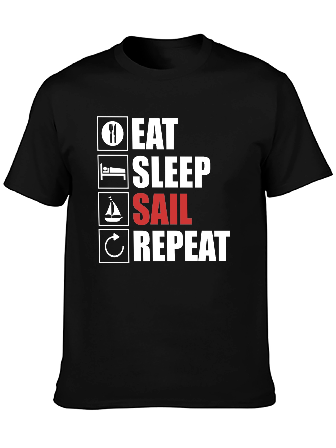 Eat Sleep Sail Repeat T-Shirt