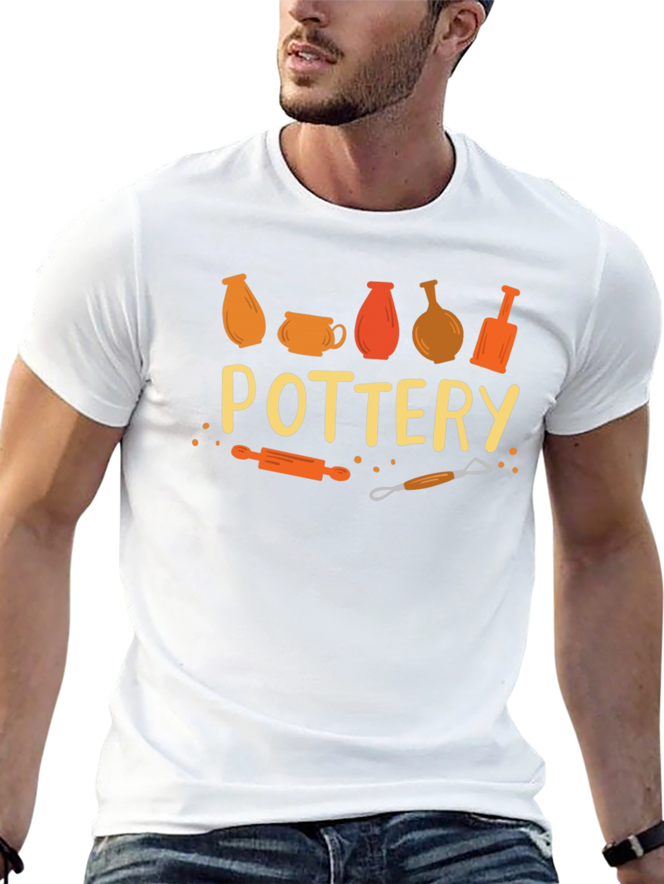 Pottery Themed Graphic Tee