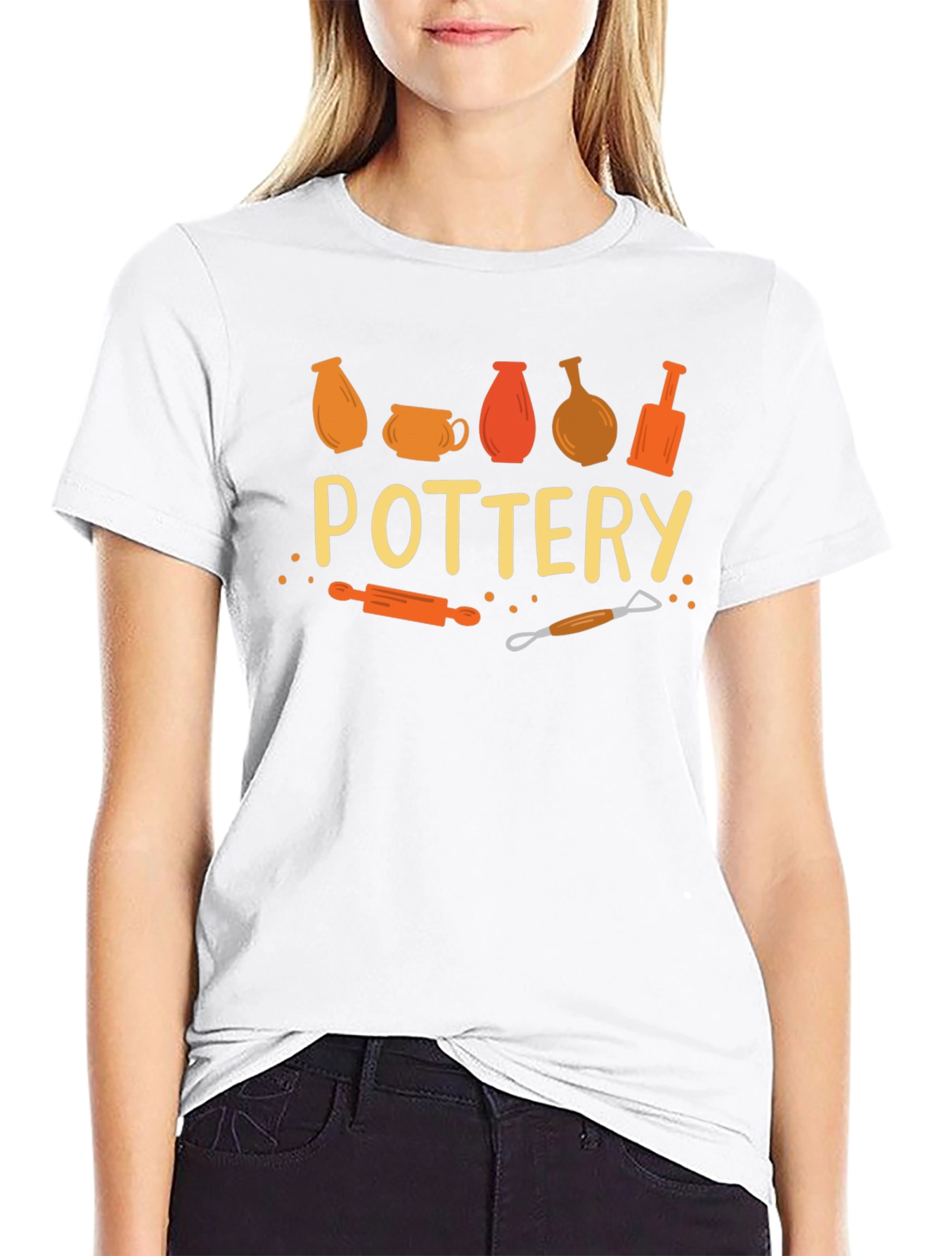 Pottery Themed Graphic Tee