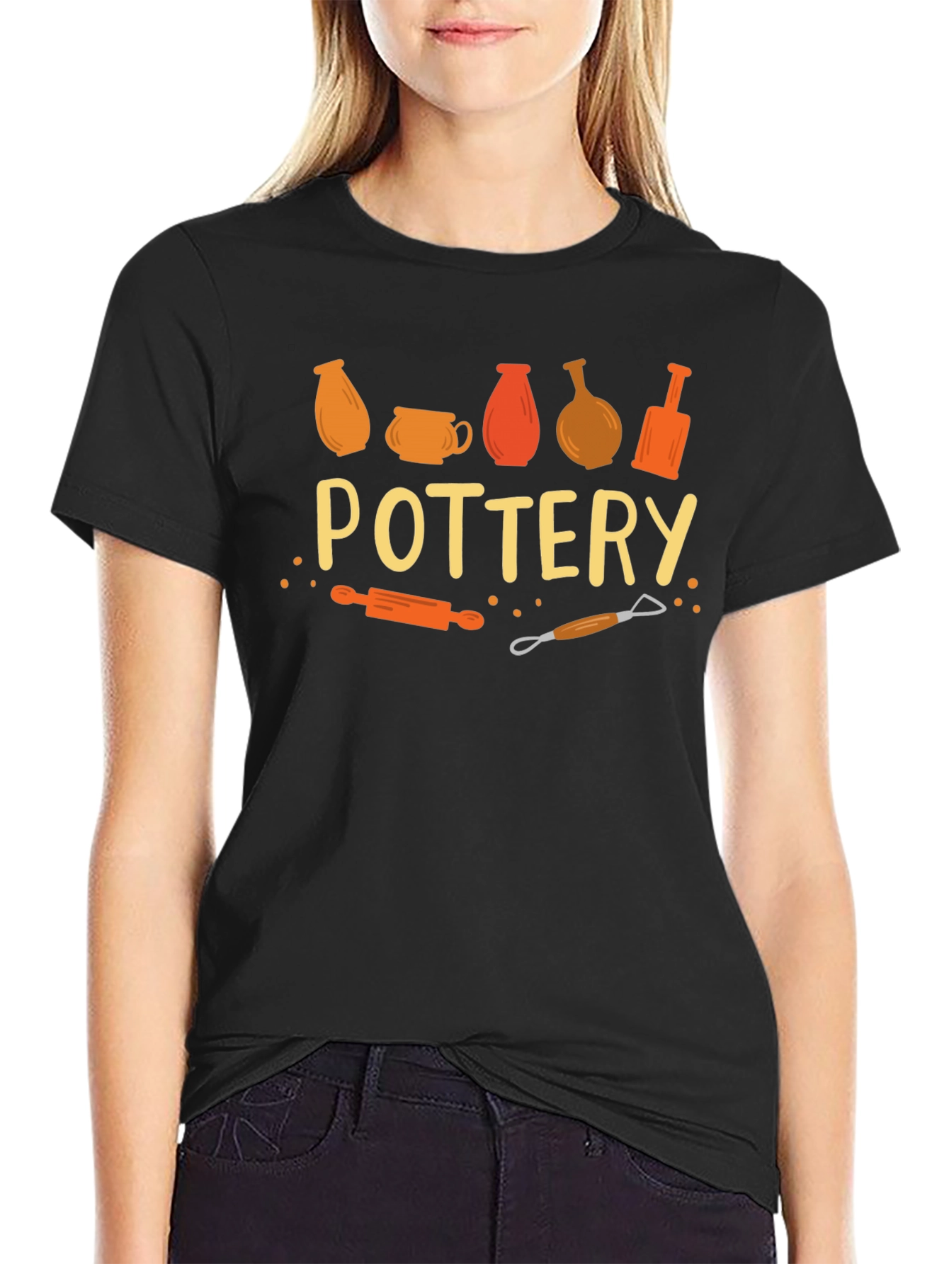 Pottery Themed Graphic Tee