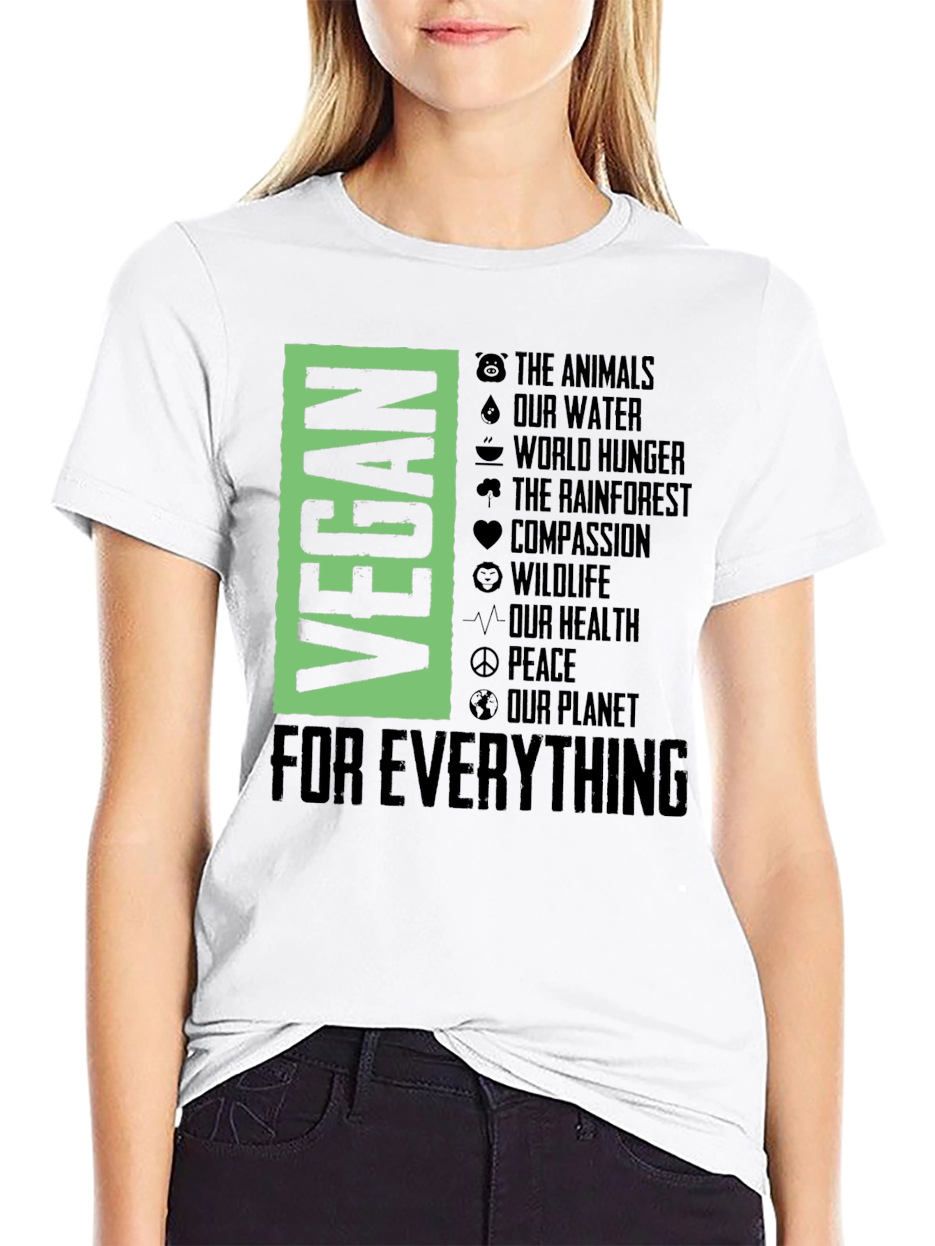 Vegan For Everything Graphic T-Shirt