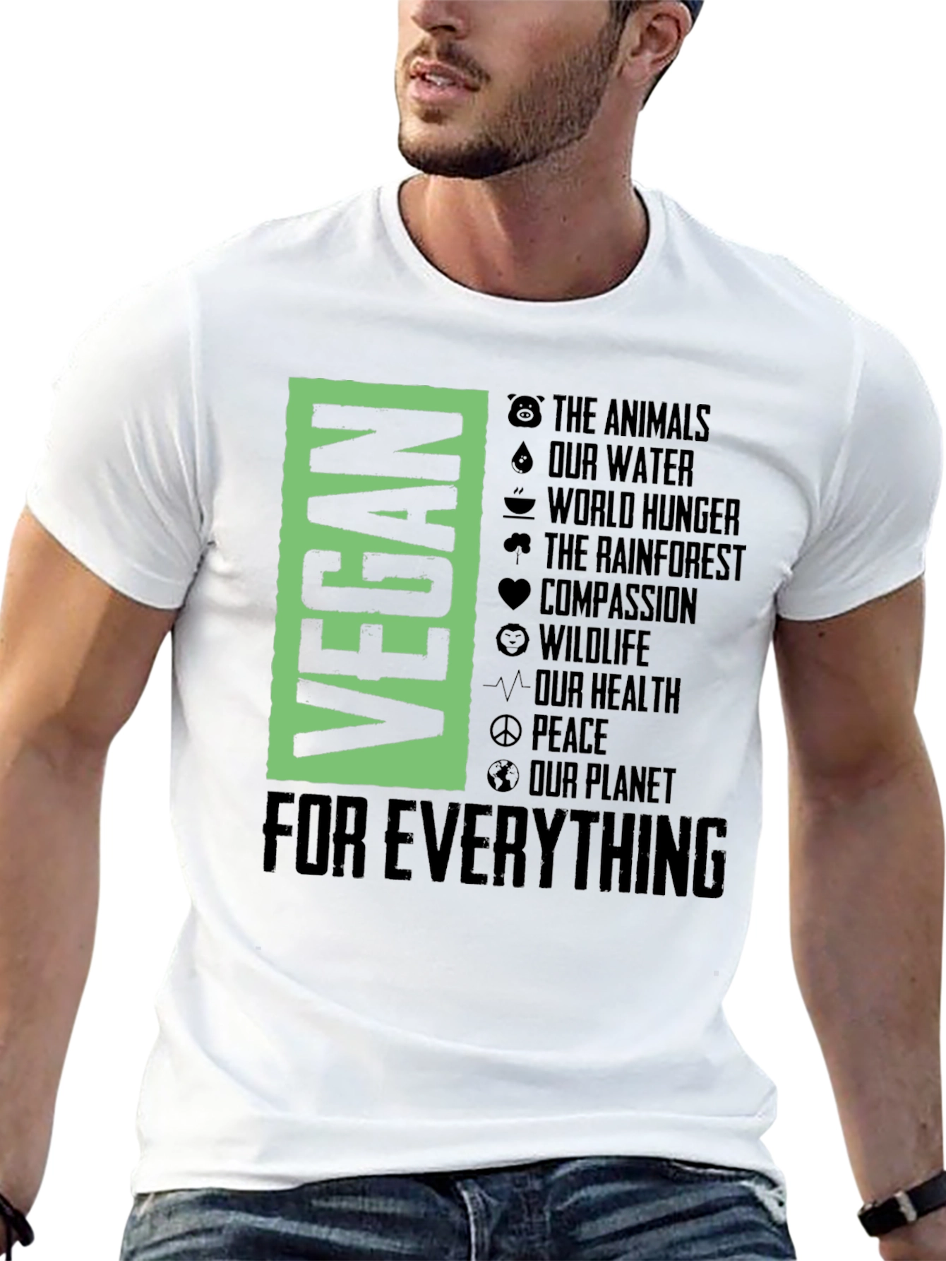 Vegan For Everything Graphic T-Shirt