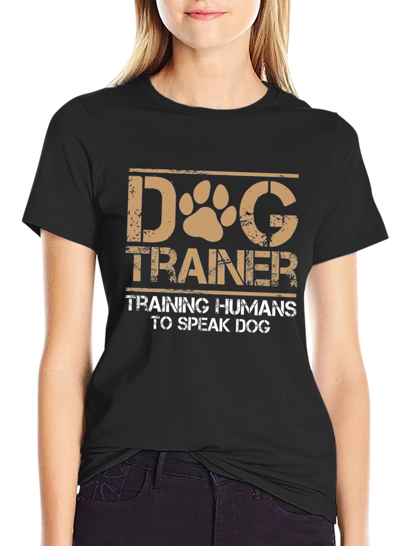 Dog Trainer T-Shirt: Training Humans to Speak Dog