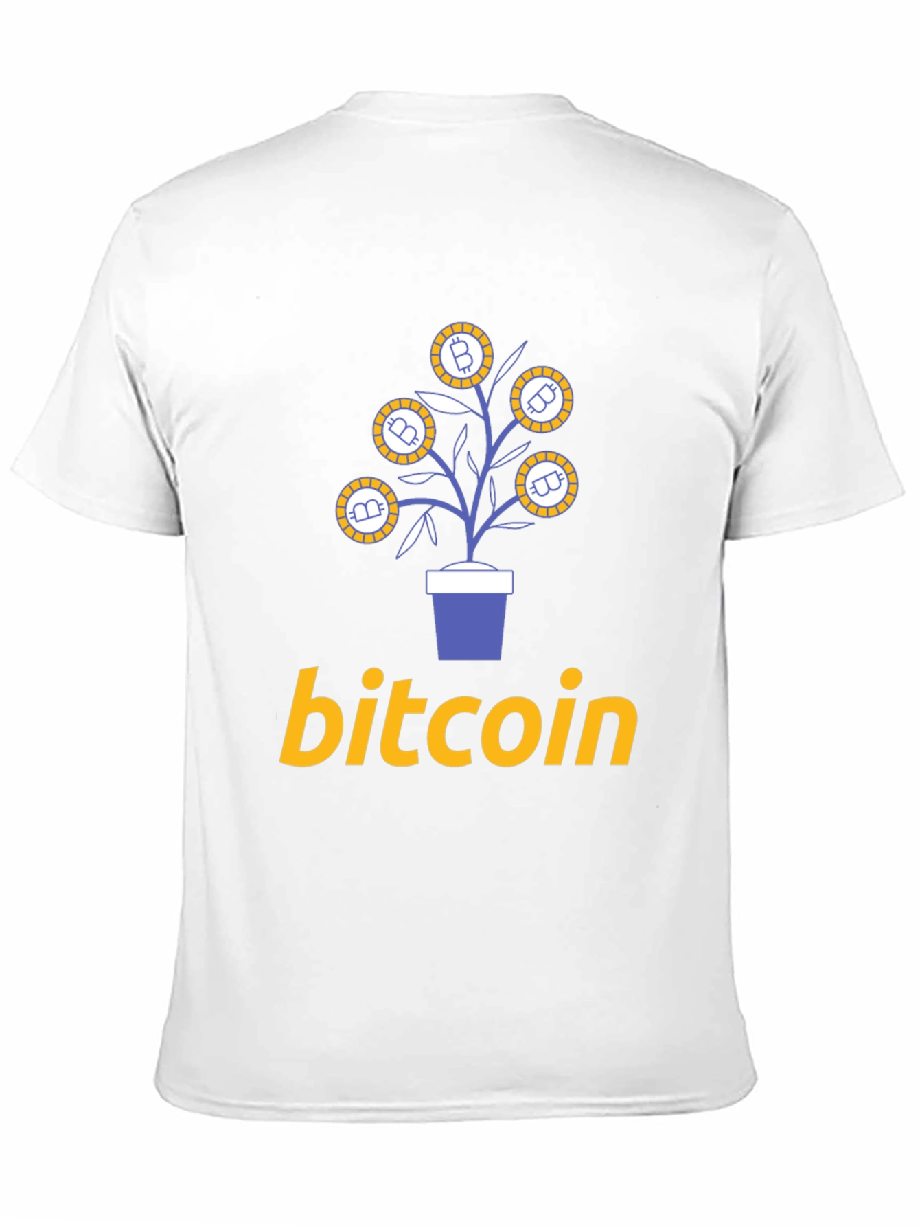 Bitcoin Plant Graphic T-Shirt - Crypto Investor Tee