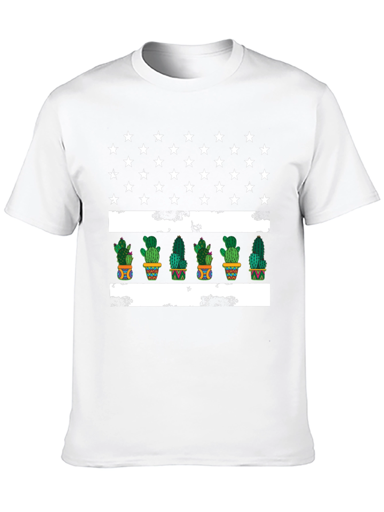 Cactus American Flag Graphic Tee