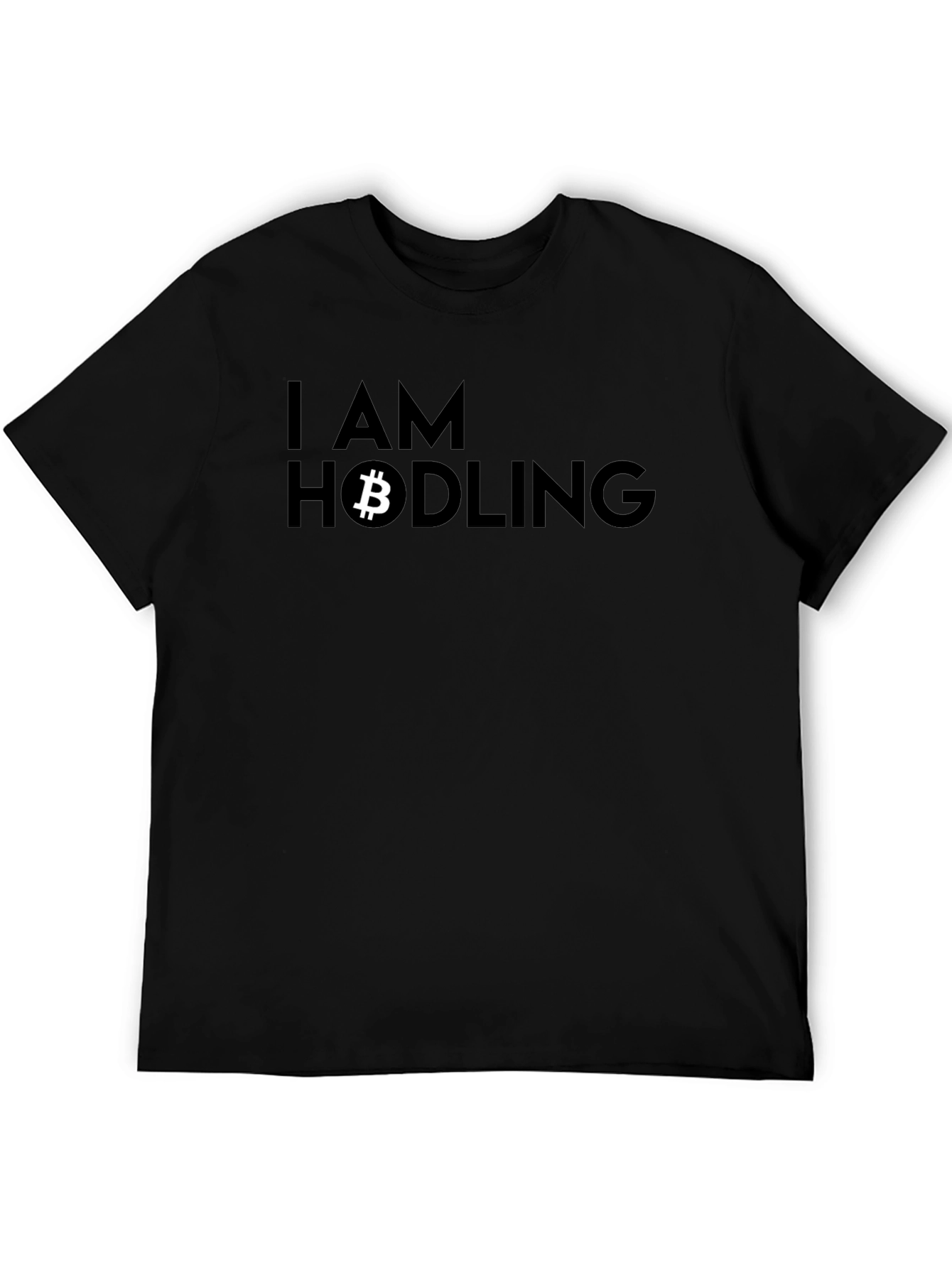 I AM Hodling Bitcoin Black T-Shirt