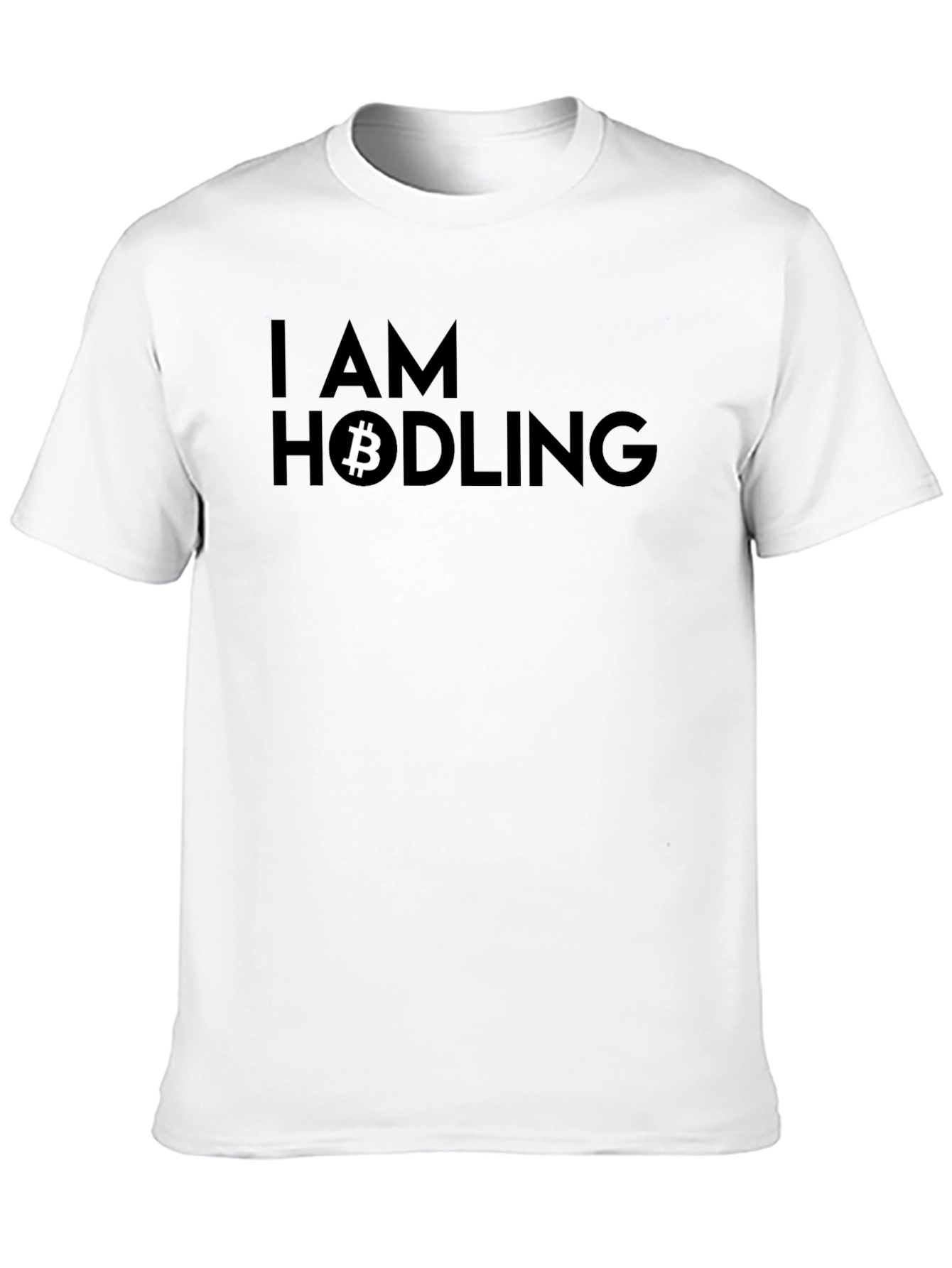 I AM Hodling Bitcoin Black T-Shirt