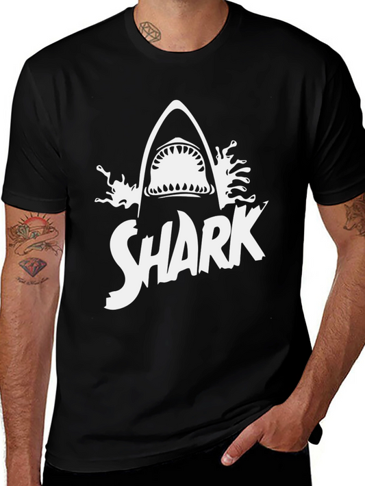 Shark Graphic Black T-Shirt