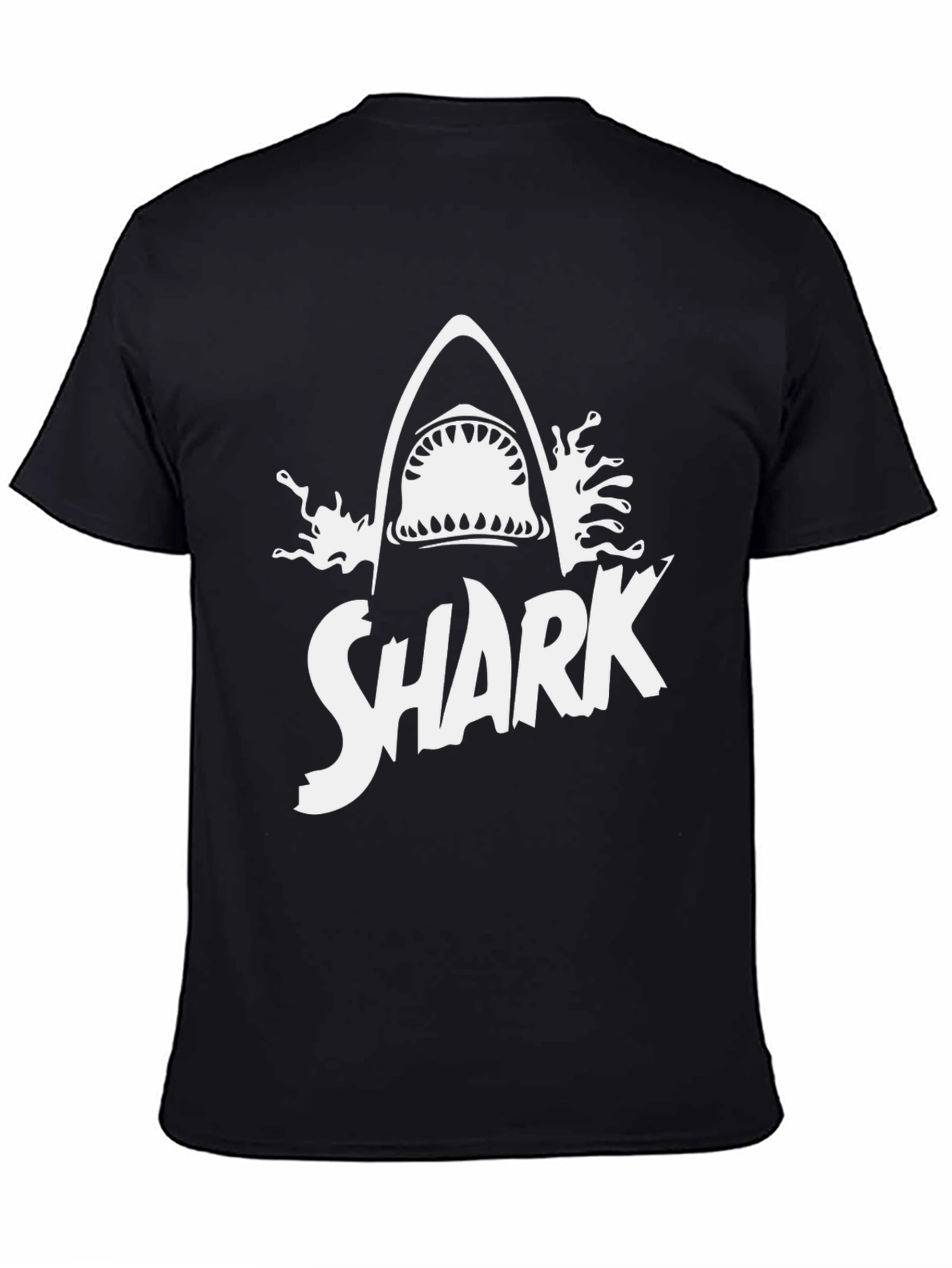 Shark Graphic Black T-Shirt