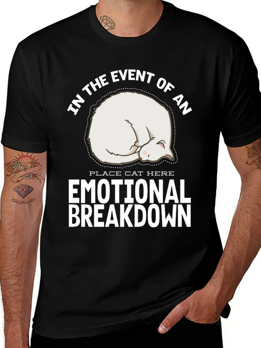 Emotional Breakdown Cat T-Shirt