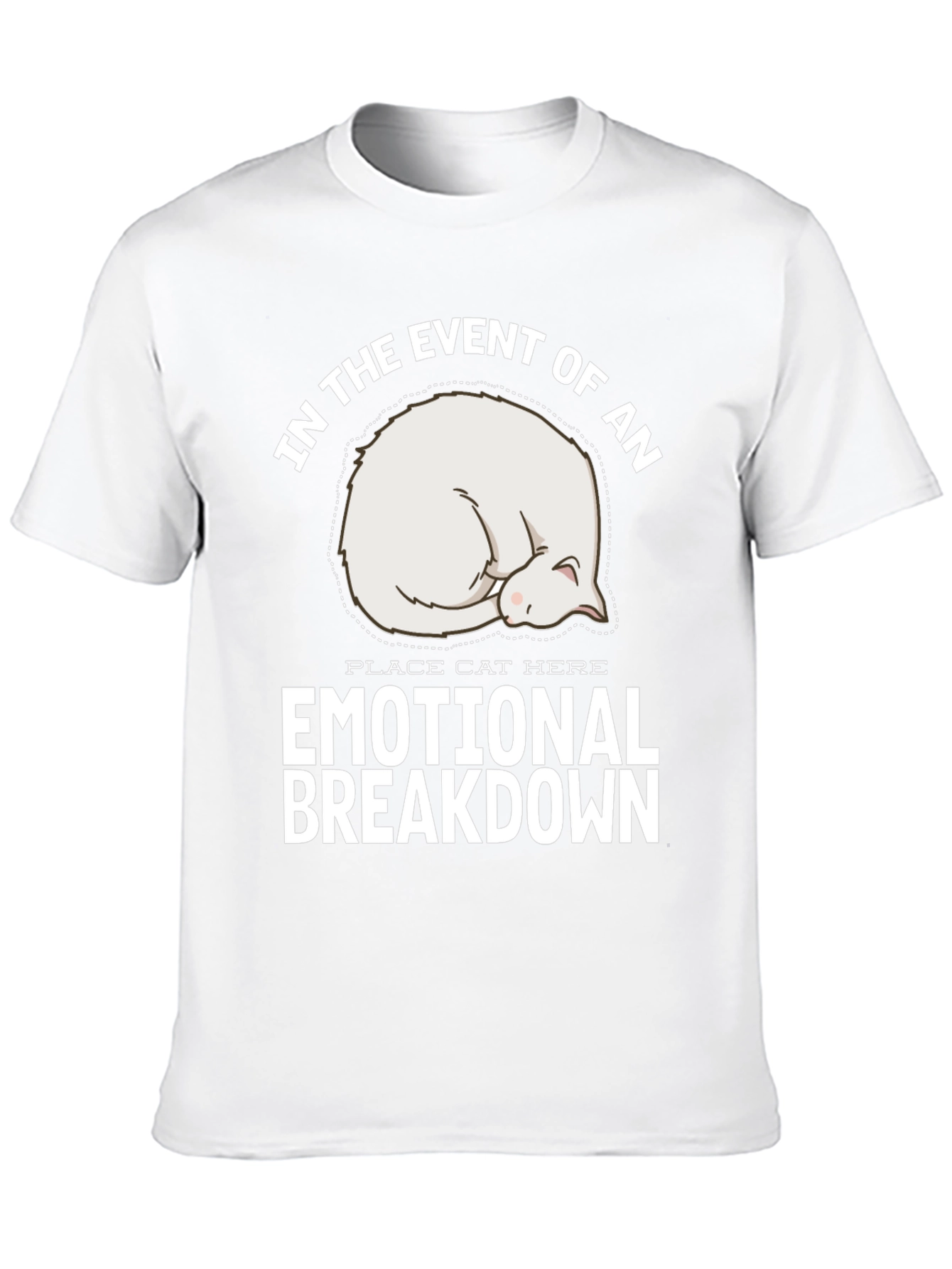Emotional Breakdown Cat T-Shirt