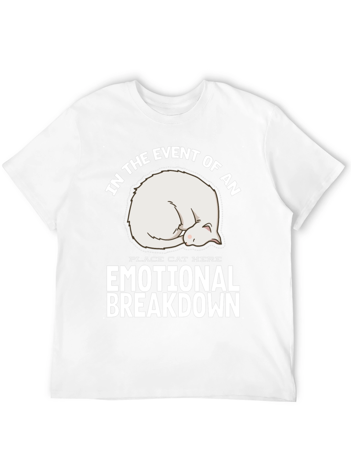 Emotional Breakdown Cat T-Shirt