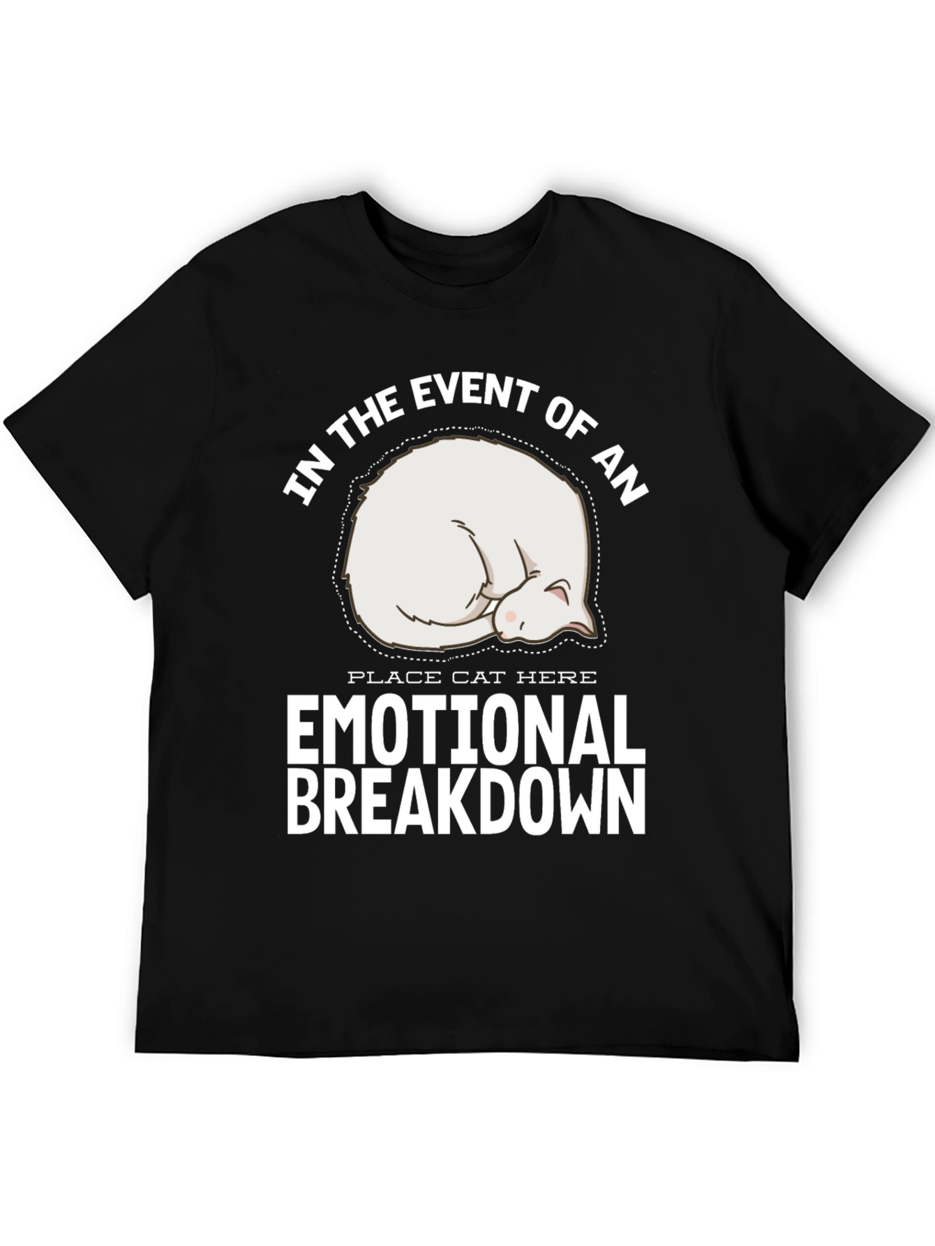 Emotional Breakdown Cat T-Shirt