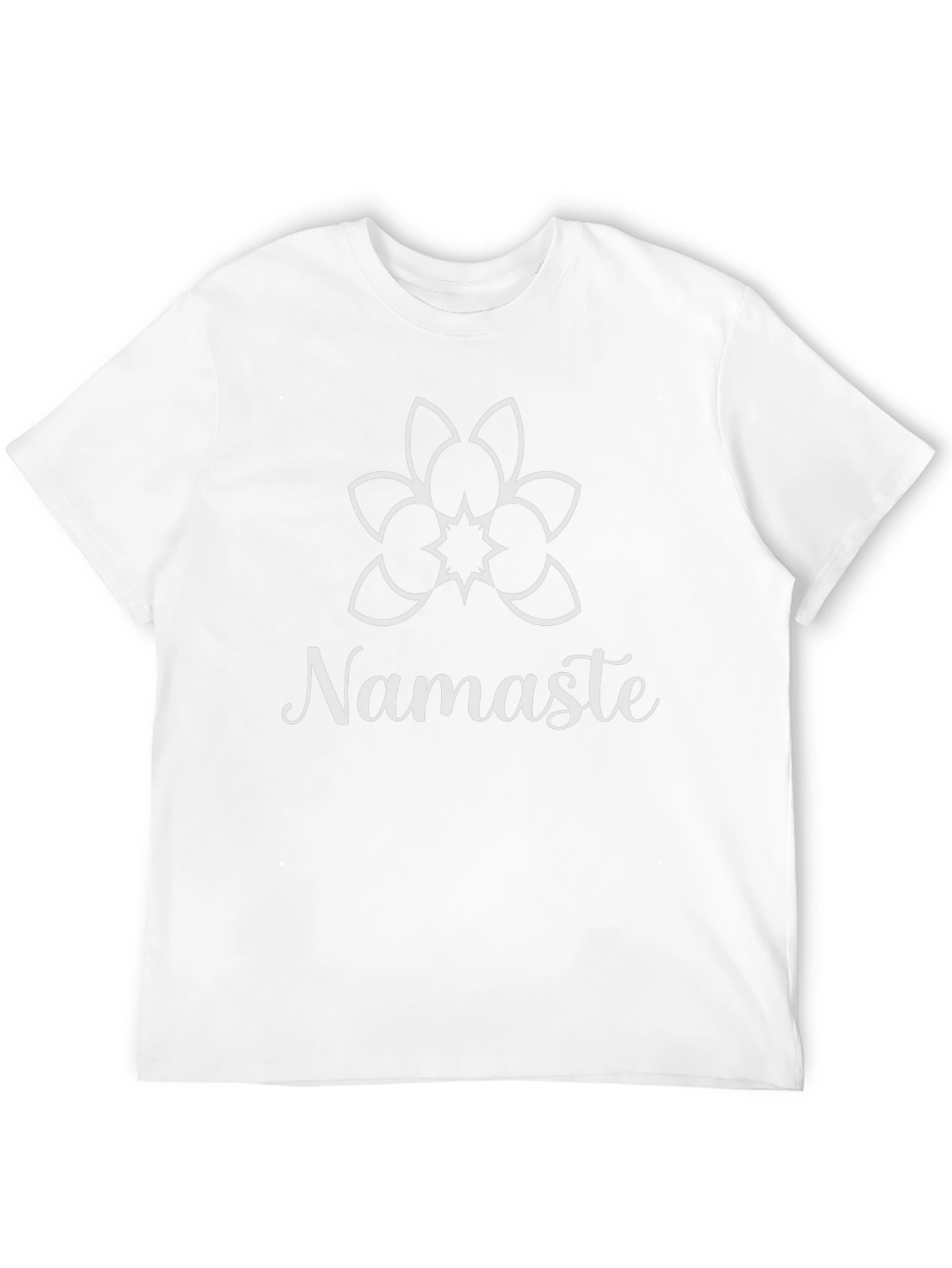 Namaste Yoga Graphic T-Shirt - Black