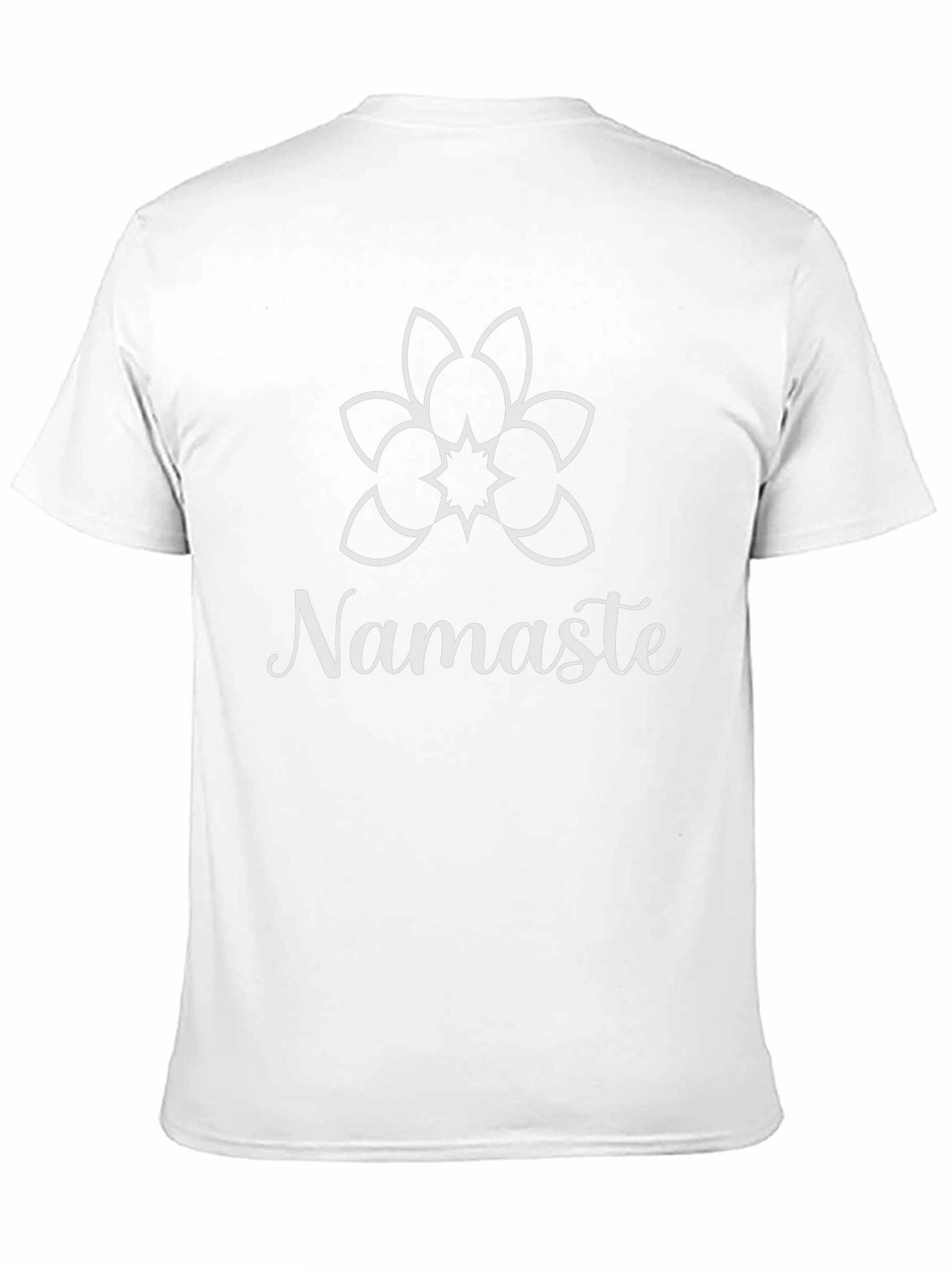 Namaste Yoga Graphic T-Shirt - Black