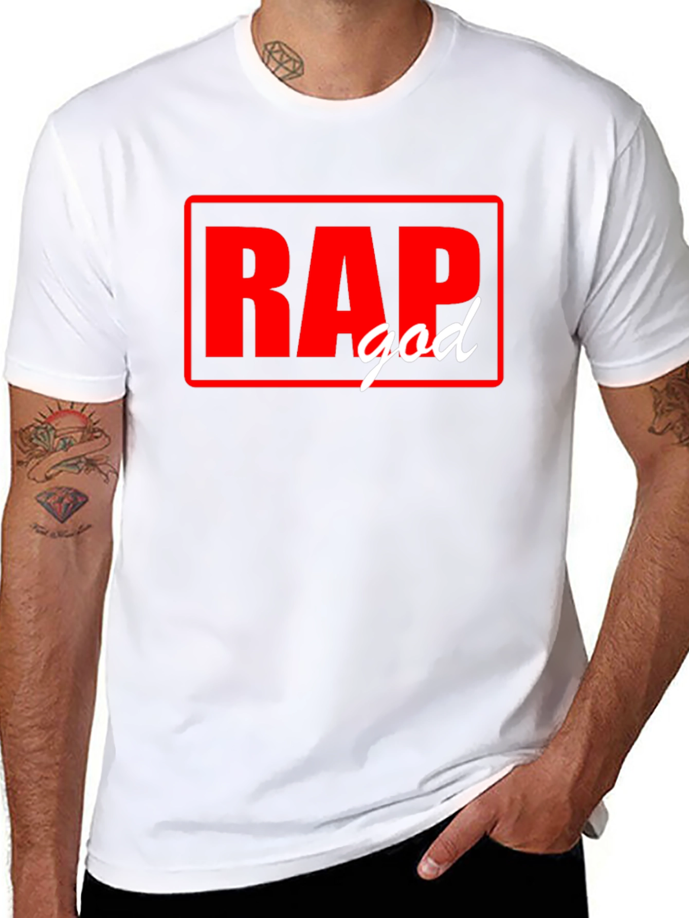Rap God Black Graphic Tee