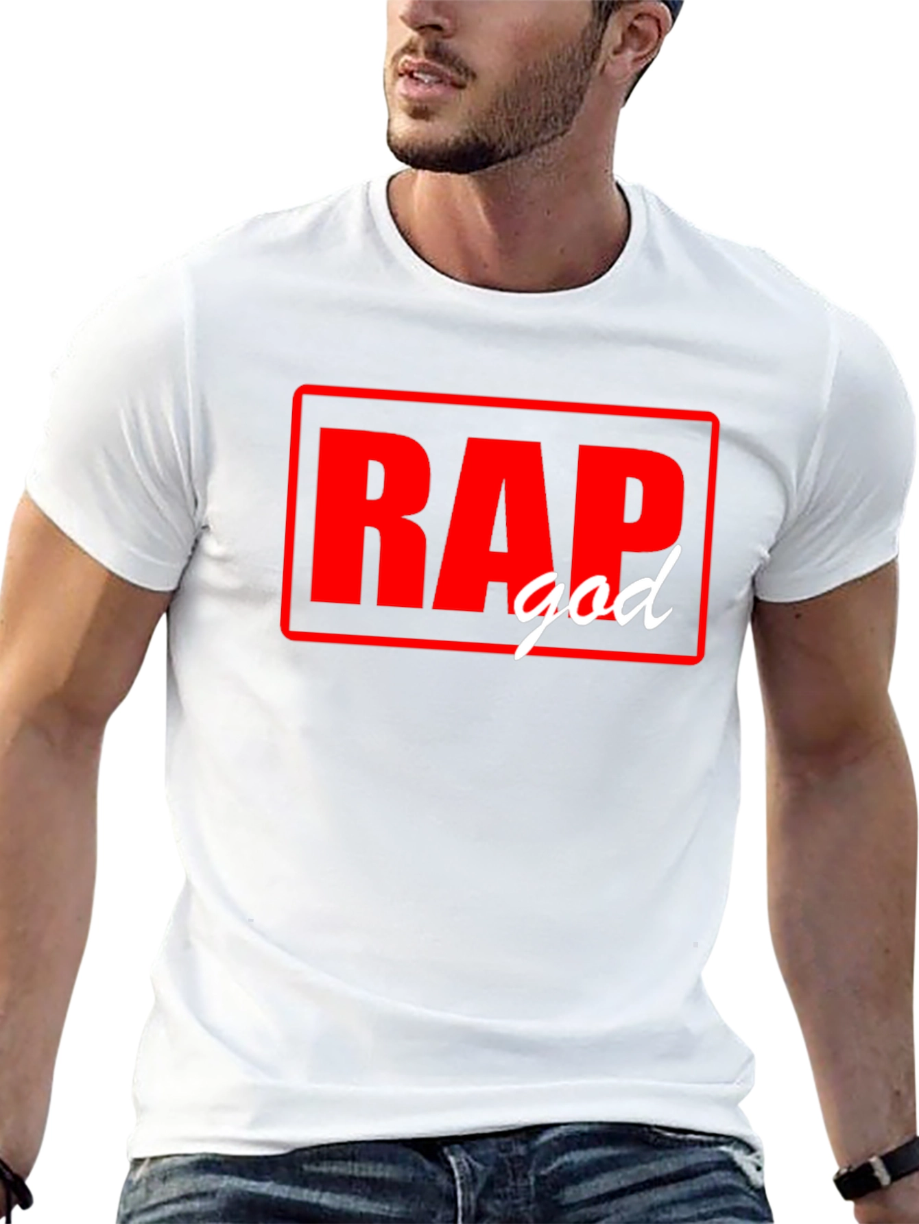 Rap God Black Graphic Tee