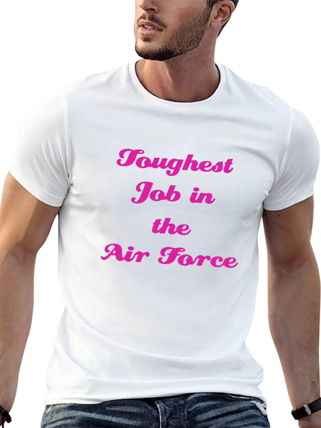 Toughest Job in Air Force Black Tee