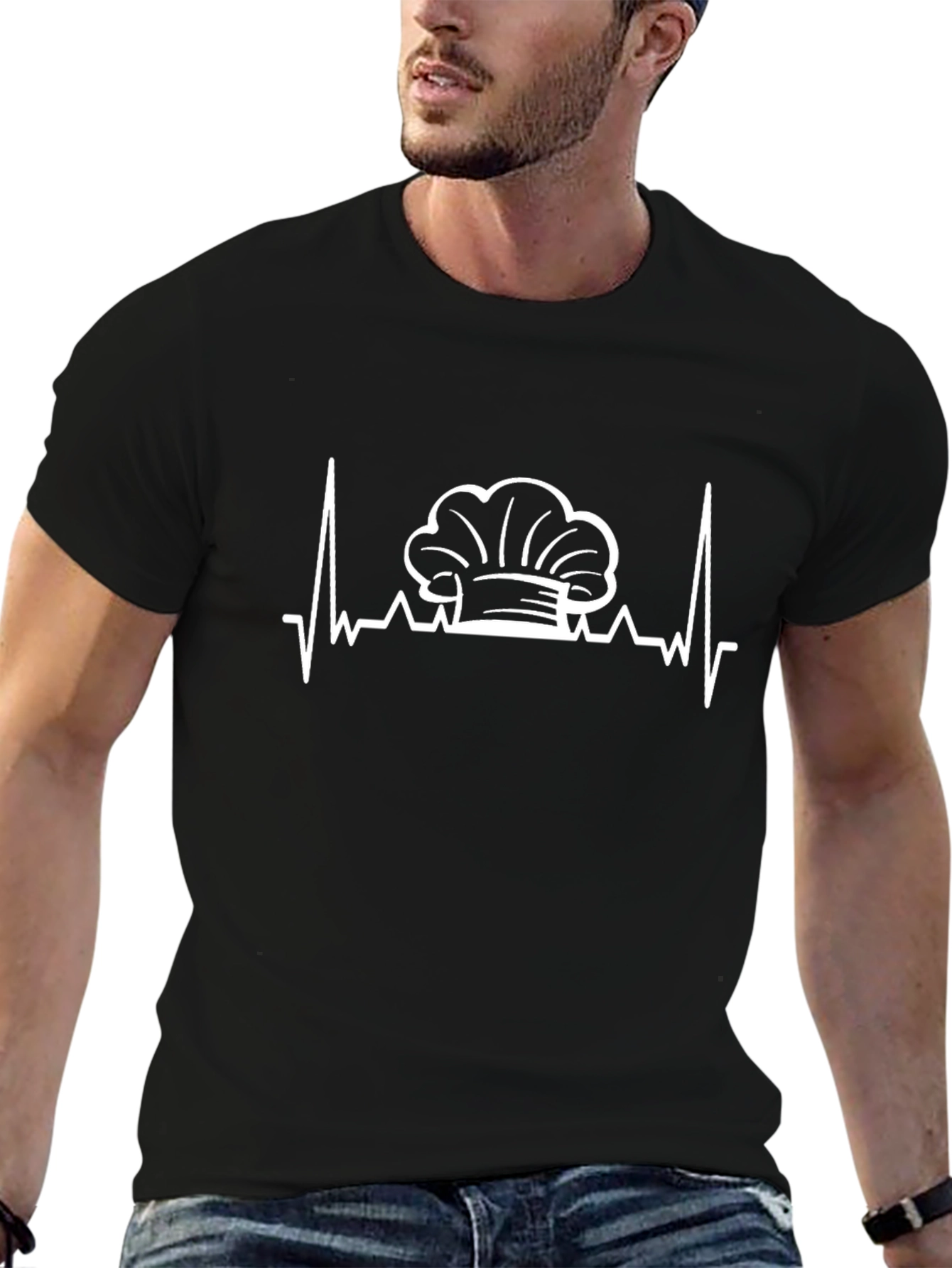 Chef Heartbeat T-Shirt - Culinary Passion