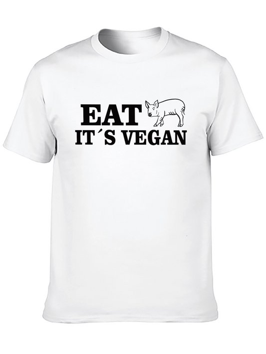 Eat Its Vegan Graphic Tee - Unisex Black T-Shirt