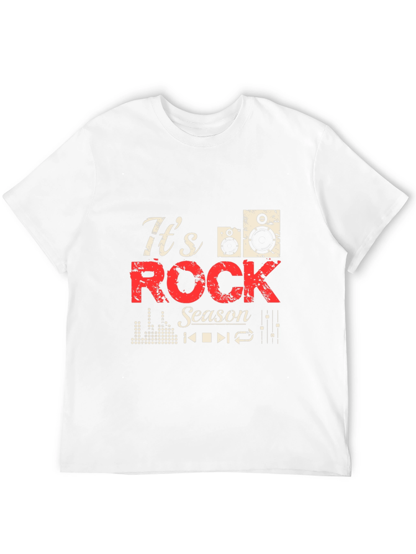 Its Rock Season Black T-Shirt