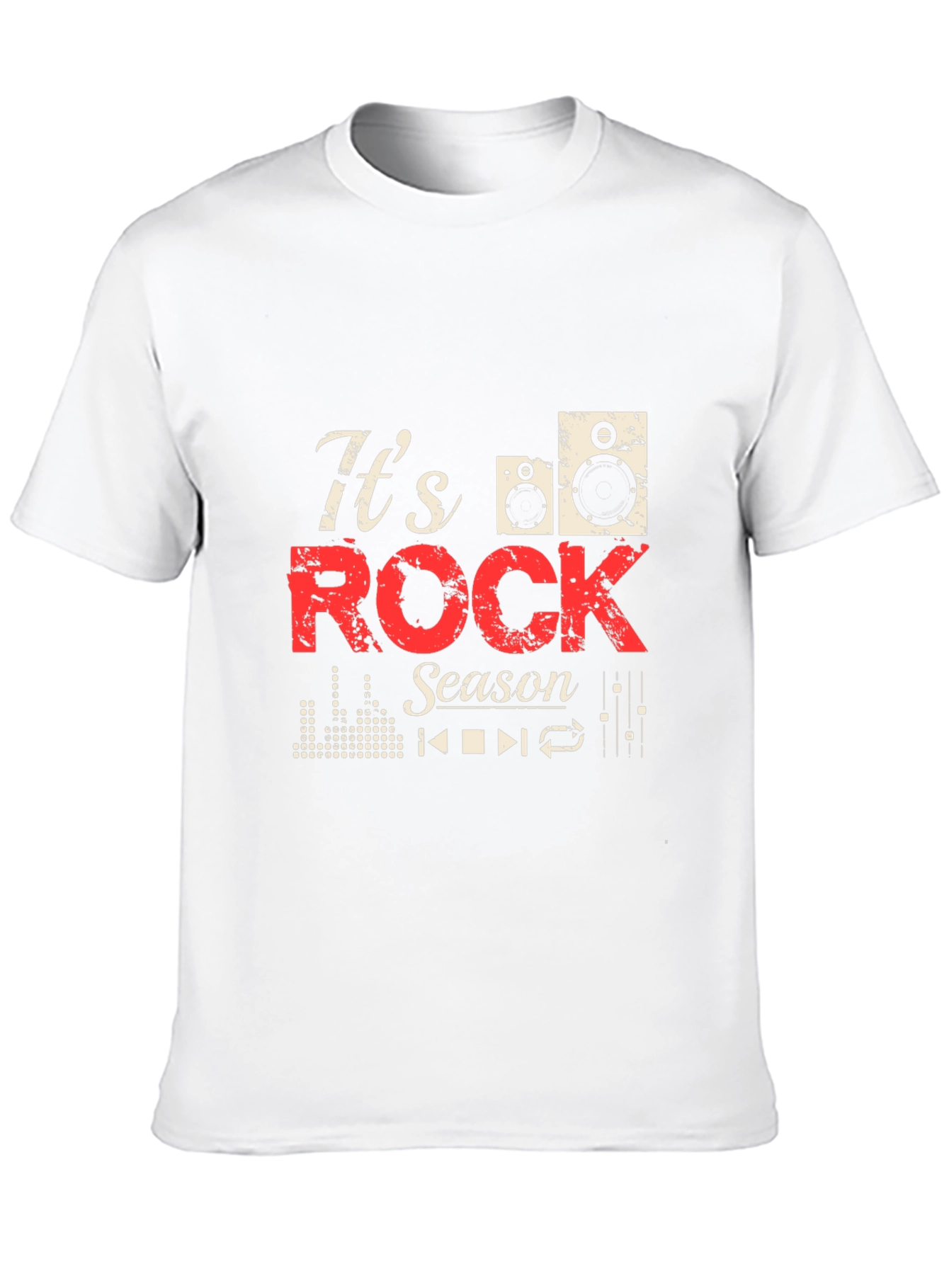 Its Rock Season Black T-Shirt