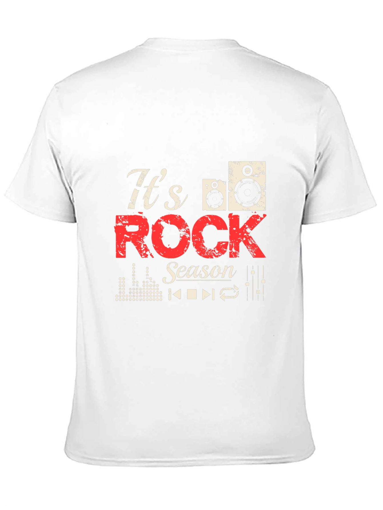 Its Rock Season Black T-Shirt