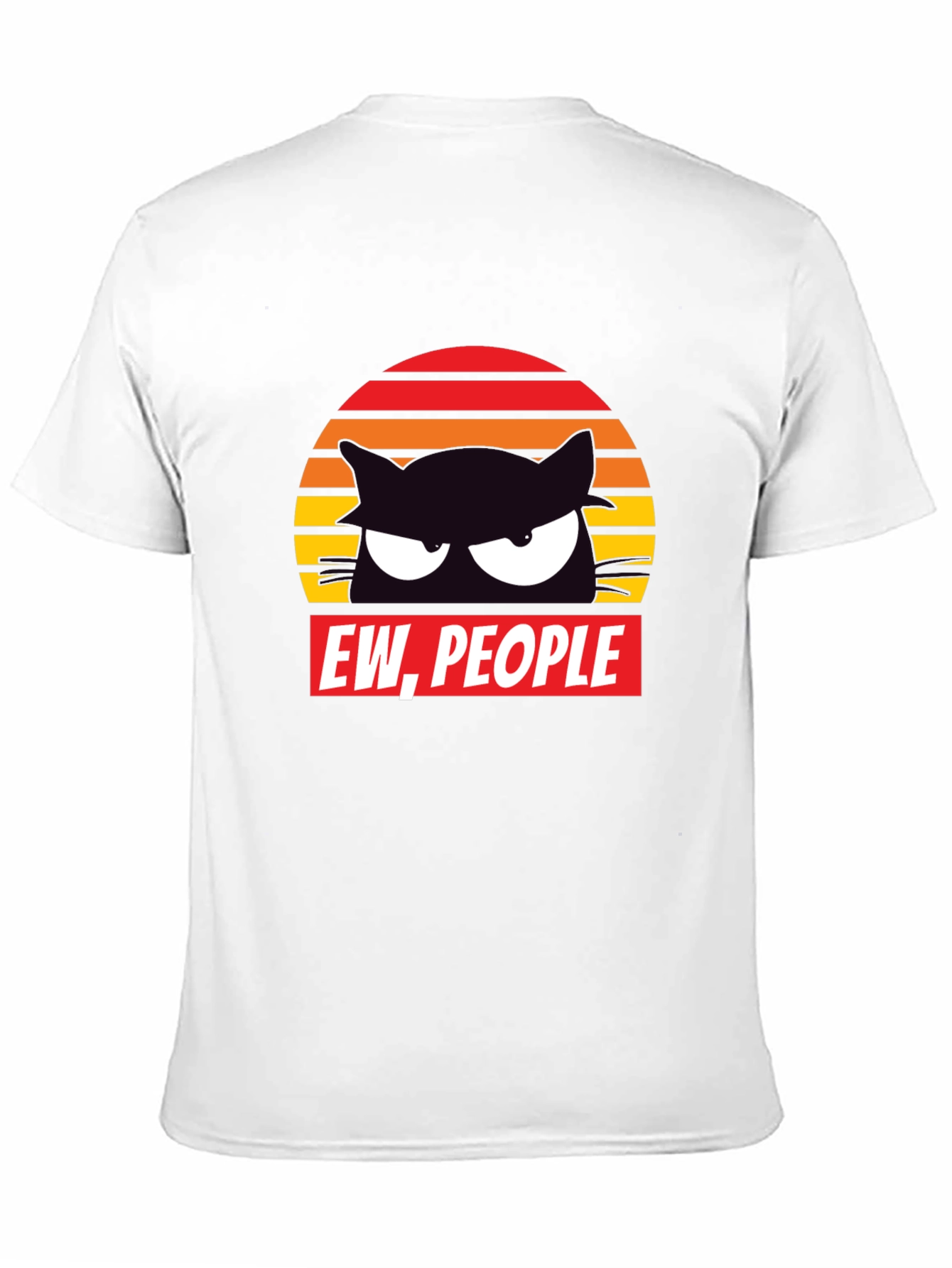 Ew People Cat Graphic T-Shirt