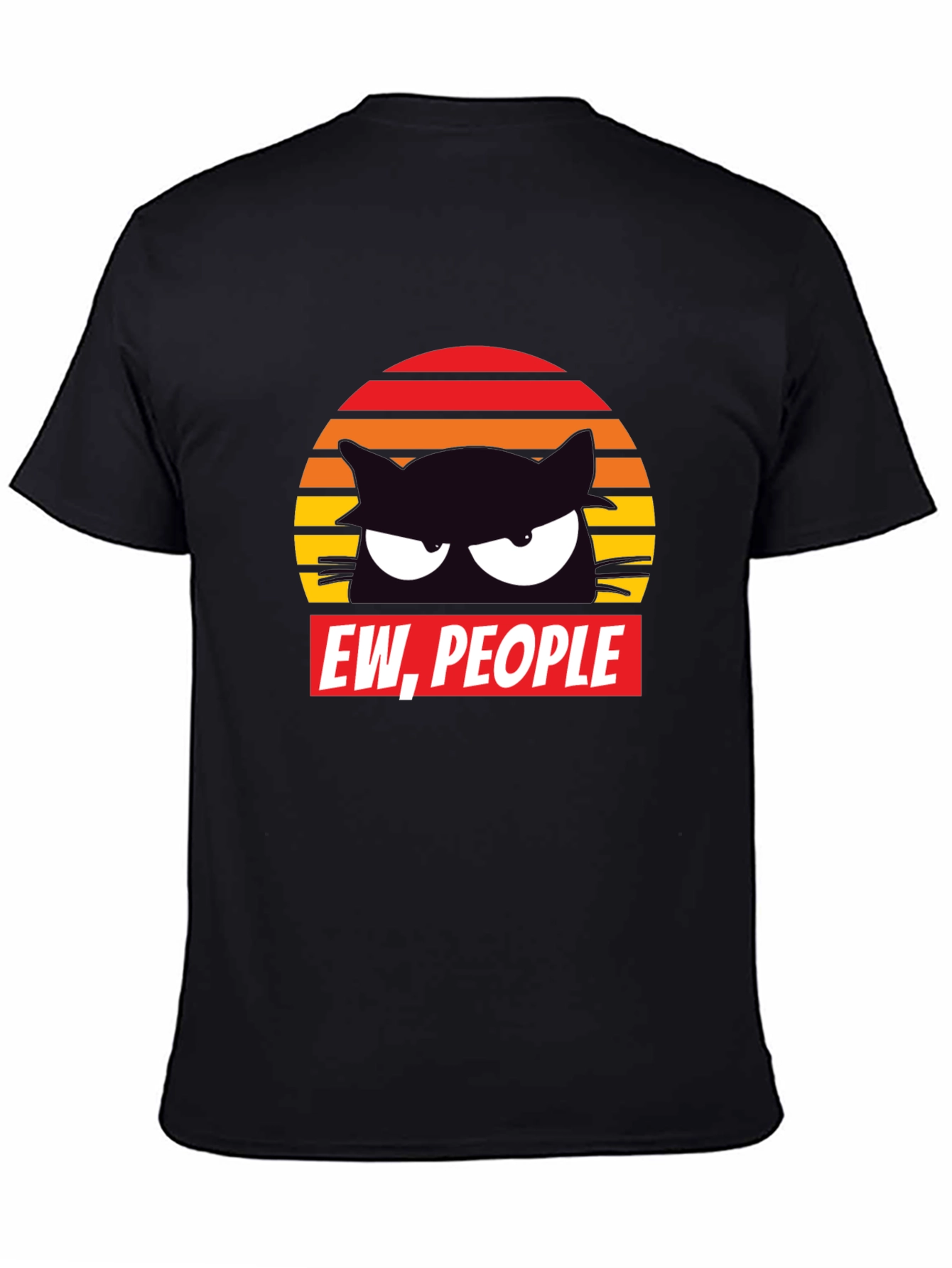 Ew People Cat Graphic T-Shirt