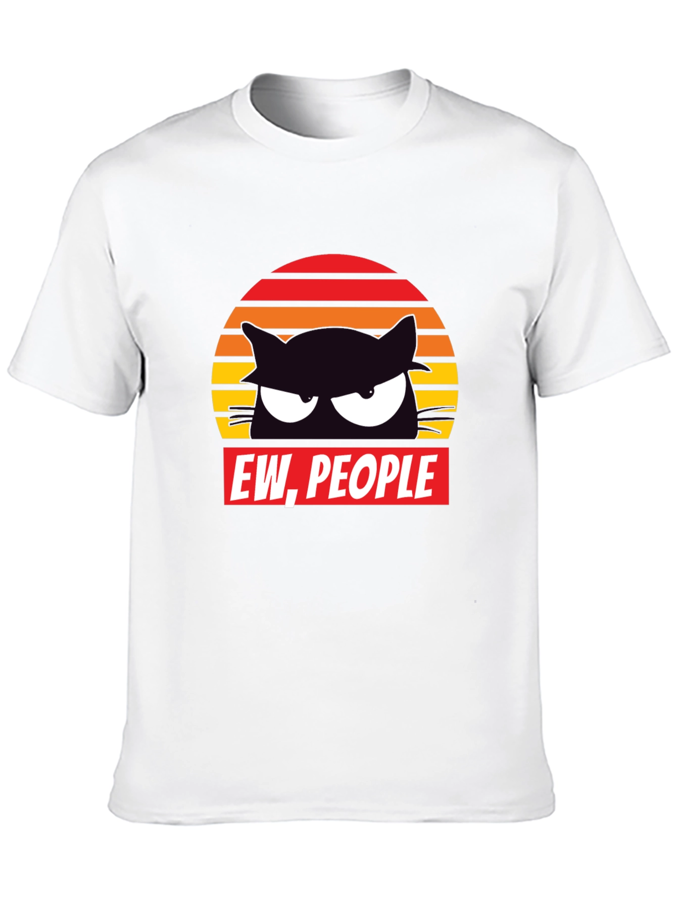 Ew People Cat Graphic T-Shirt