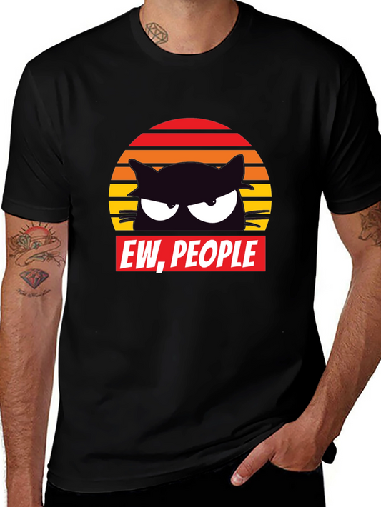 Ew People Cat Graphic T-Shirt