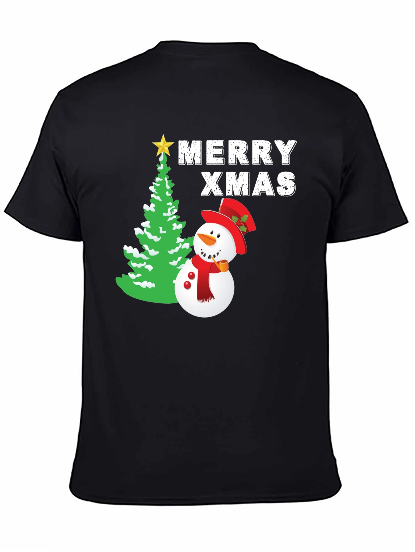 Festive Merry Xmas Snowman T-Shirt