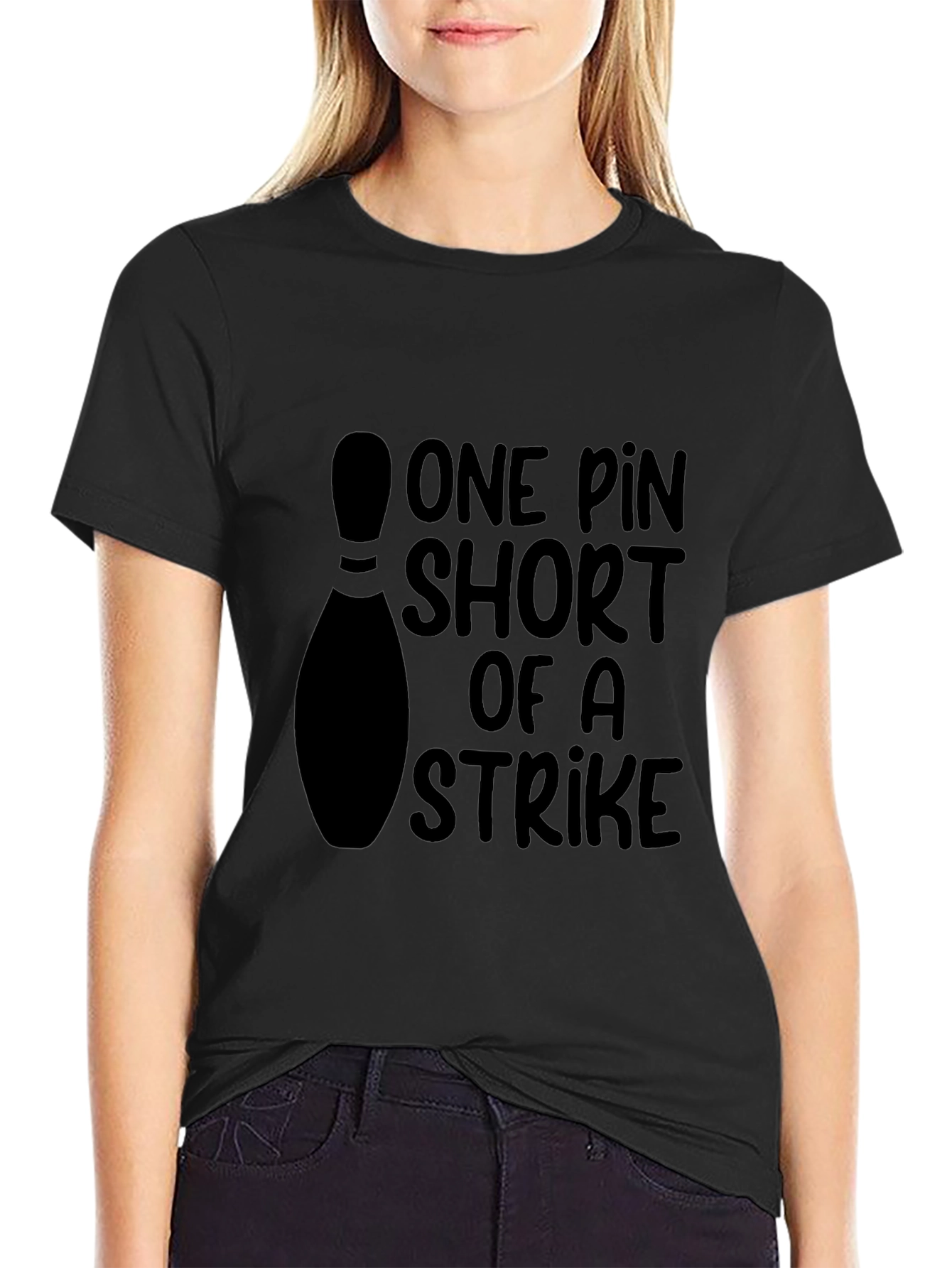 One Pin Short Of A Strike Bowling T-Shirt