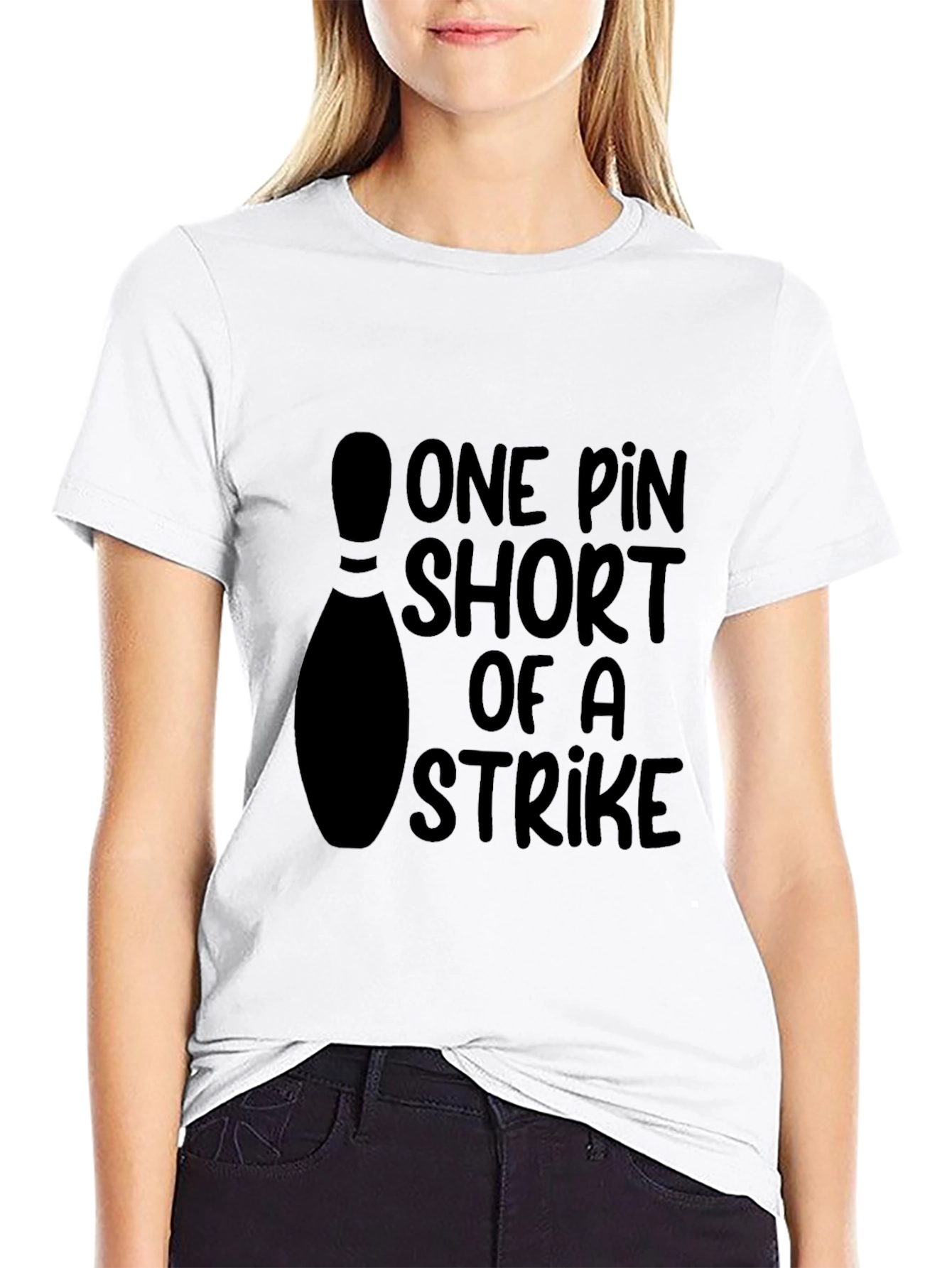 One Pin Short Of A Strike Bowling T-Shirt