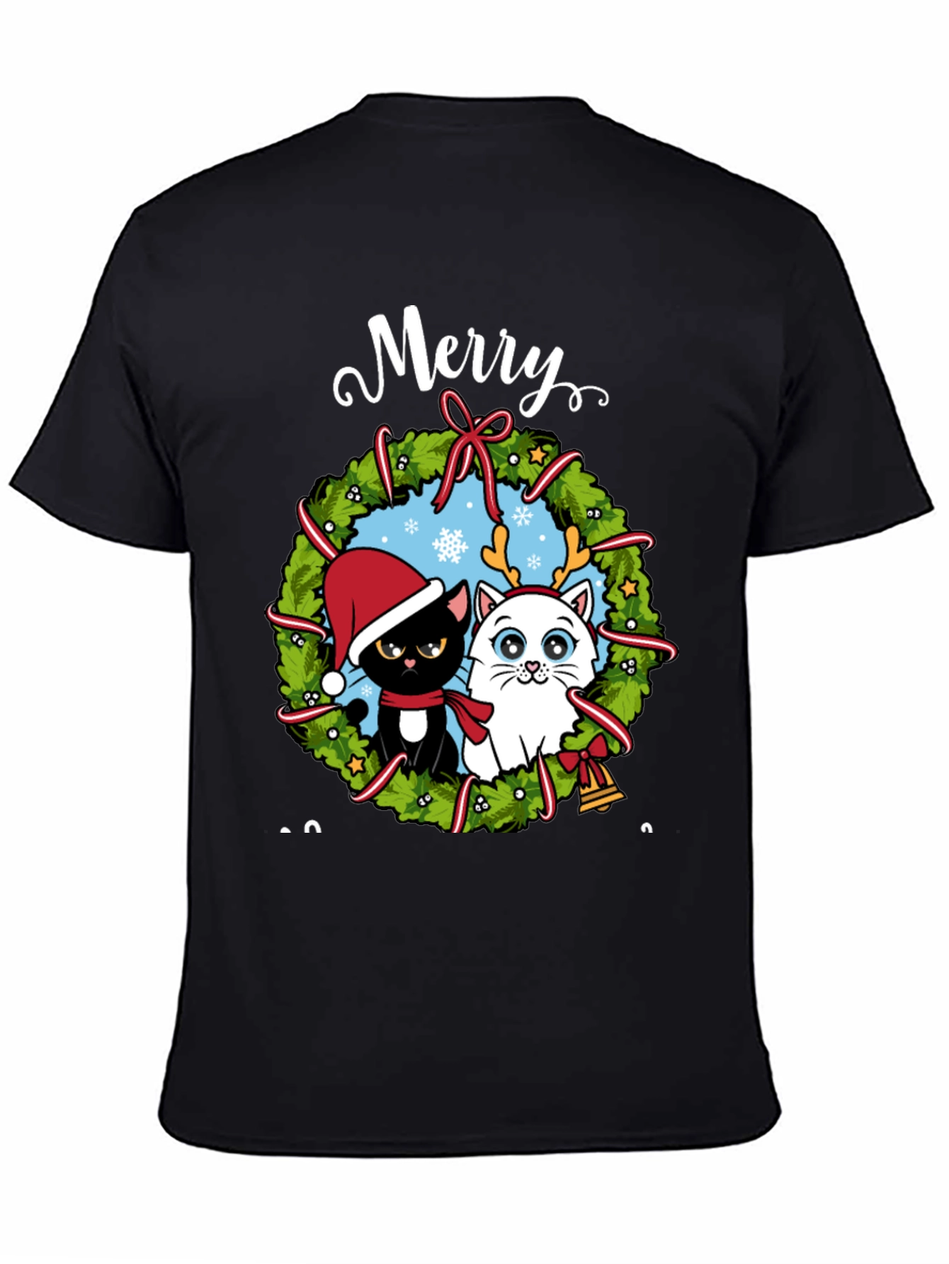 Merry Cats Christmas T-Shirt