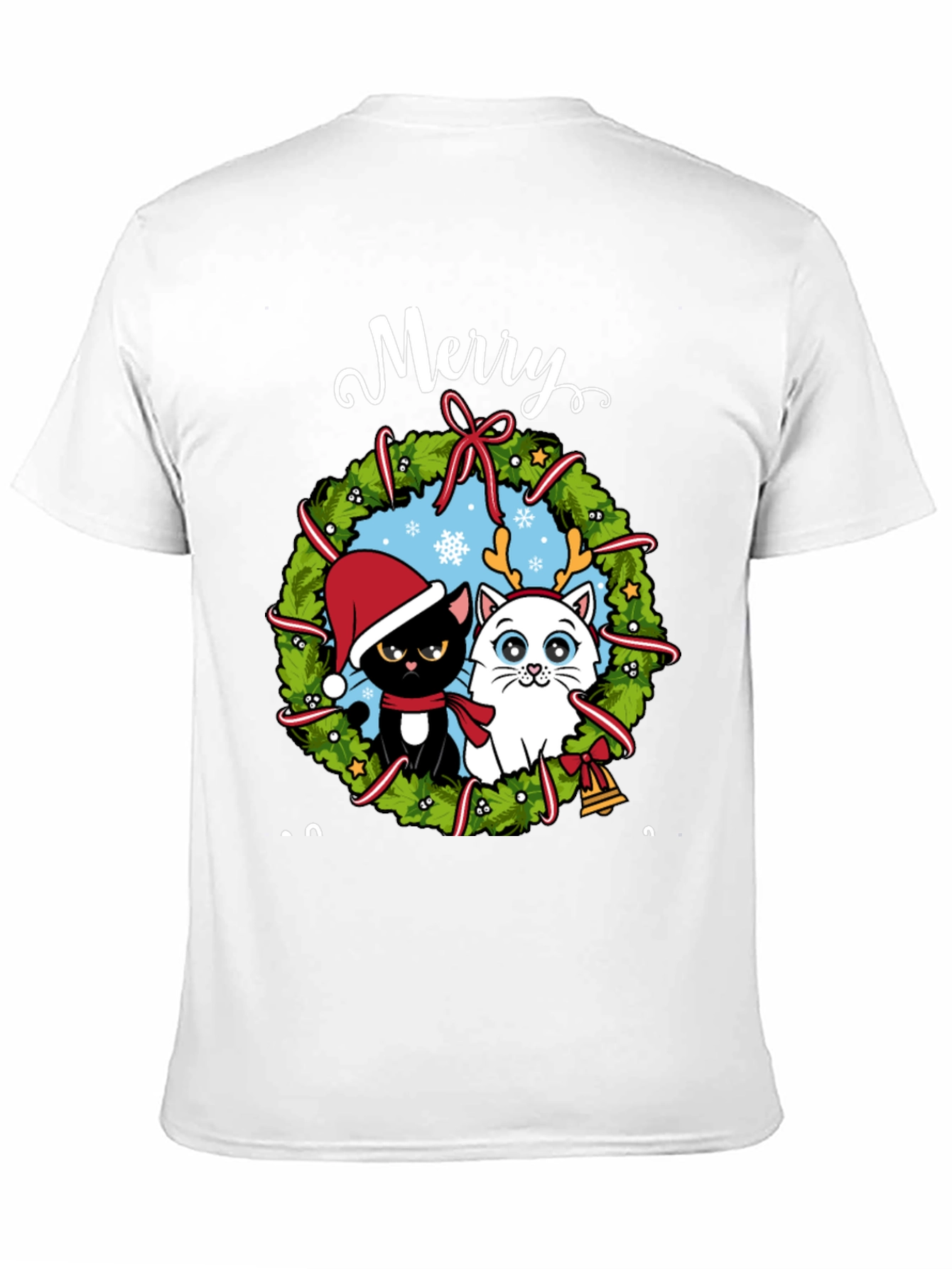 Merry Cats Christmas T-Shirt