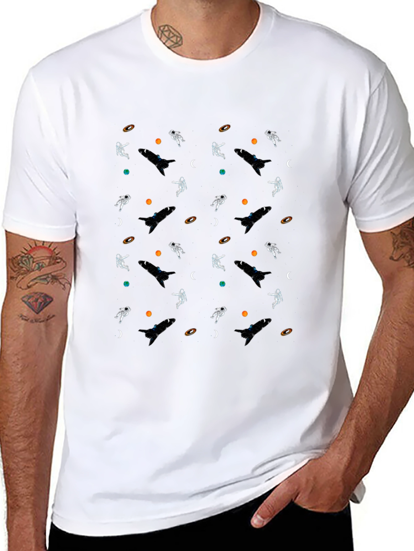 Space Pattern T-Shirt