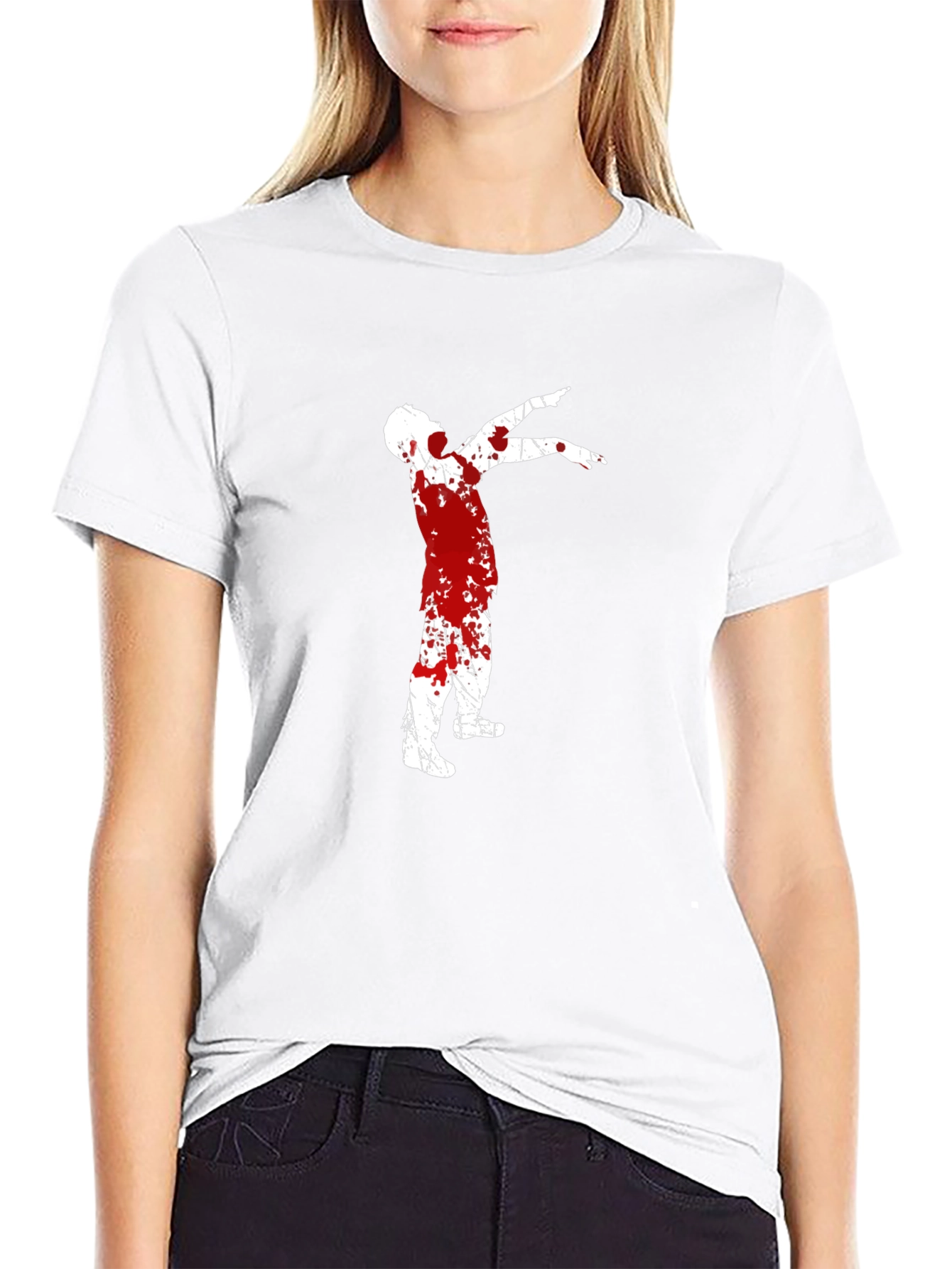 Bloody Zombie Dab T-Shirt - Halloween Tee