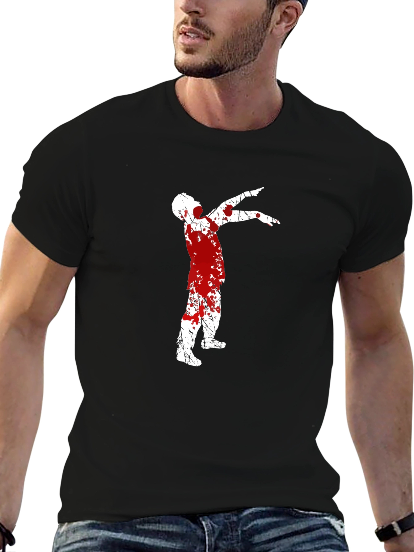 Bloody Zombie Dab T-Shirt - Halloween Tee