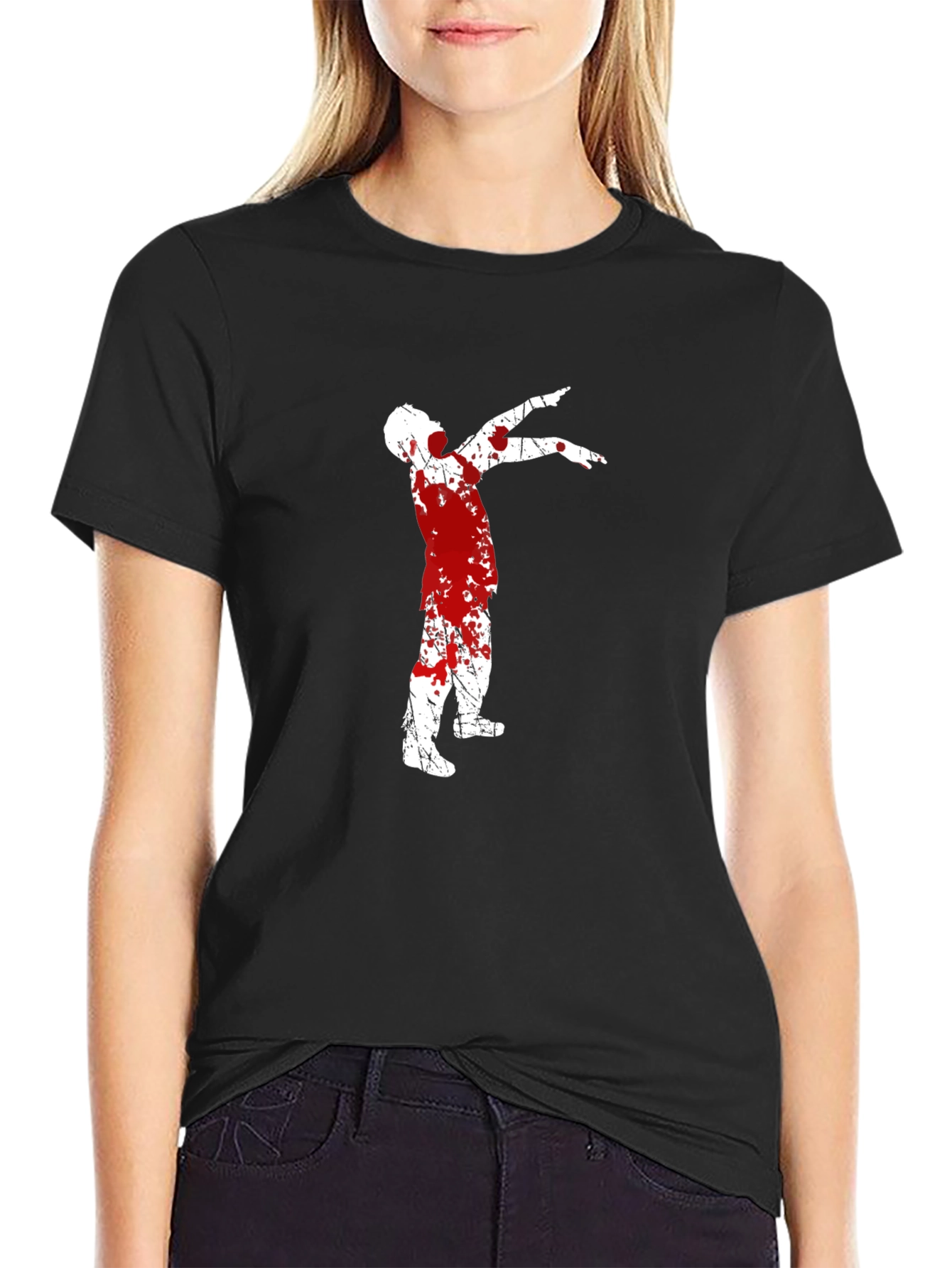 Bloody Zombie Dab T-Shirt - Halloween Tee