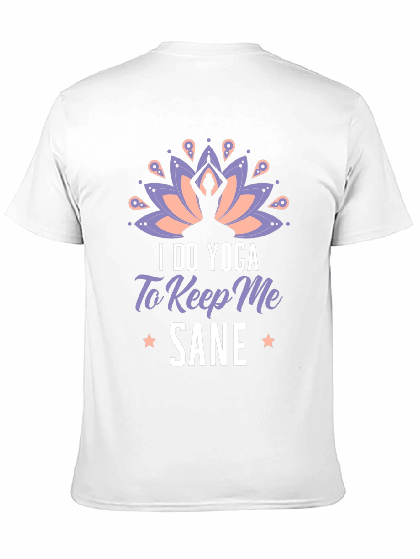 Yoga Sane Graphic Tee - Soft Black T-Shirt