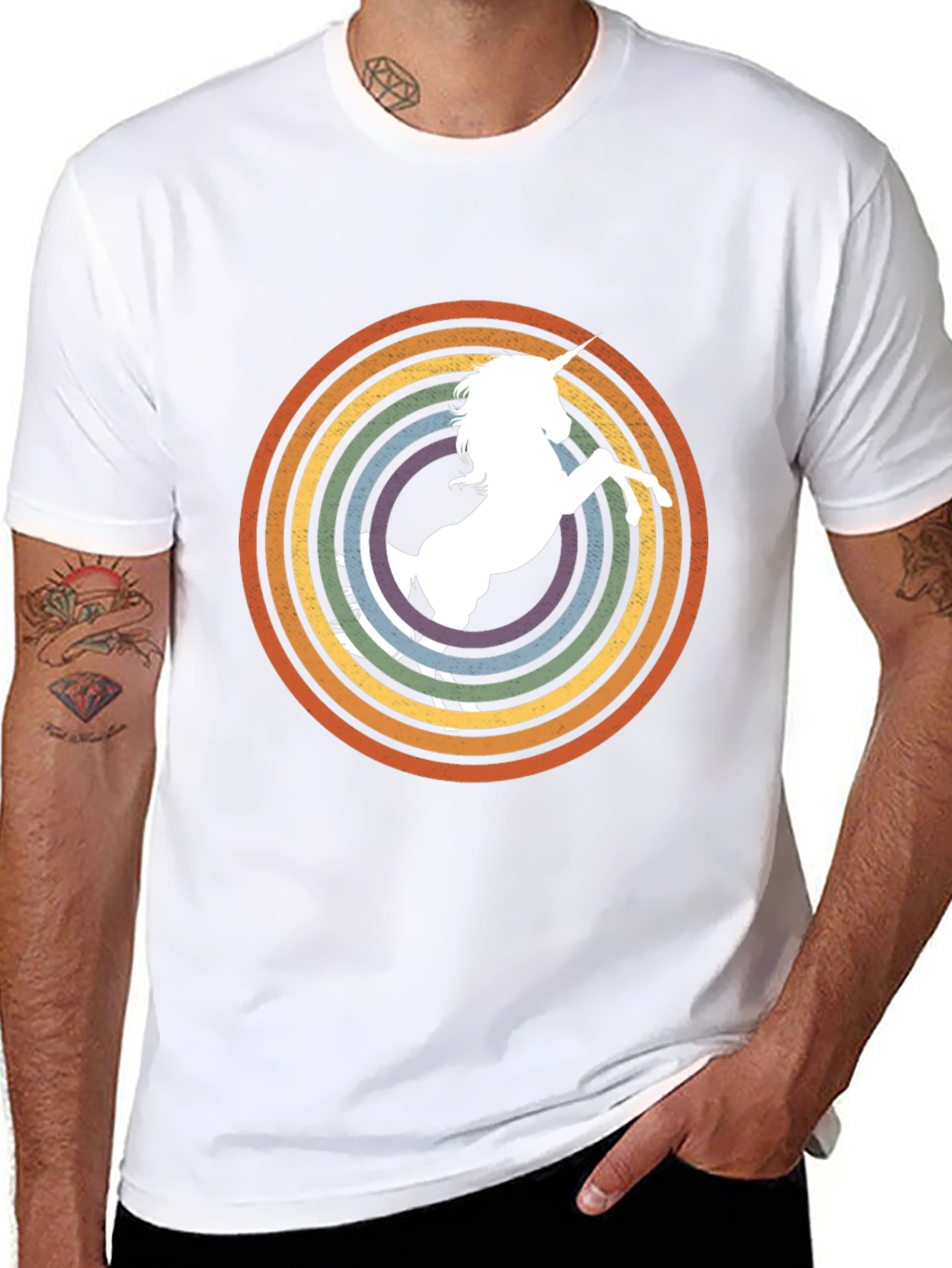 Unicorn Rainbow T-Shirt - Graphic Tee