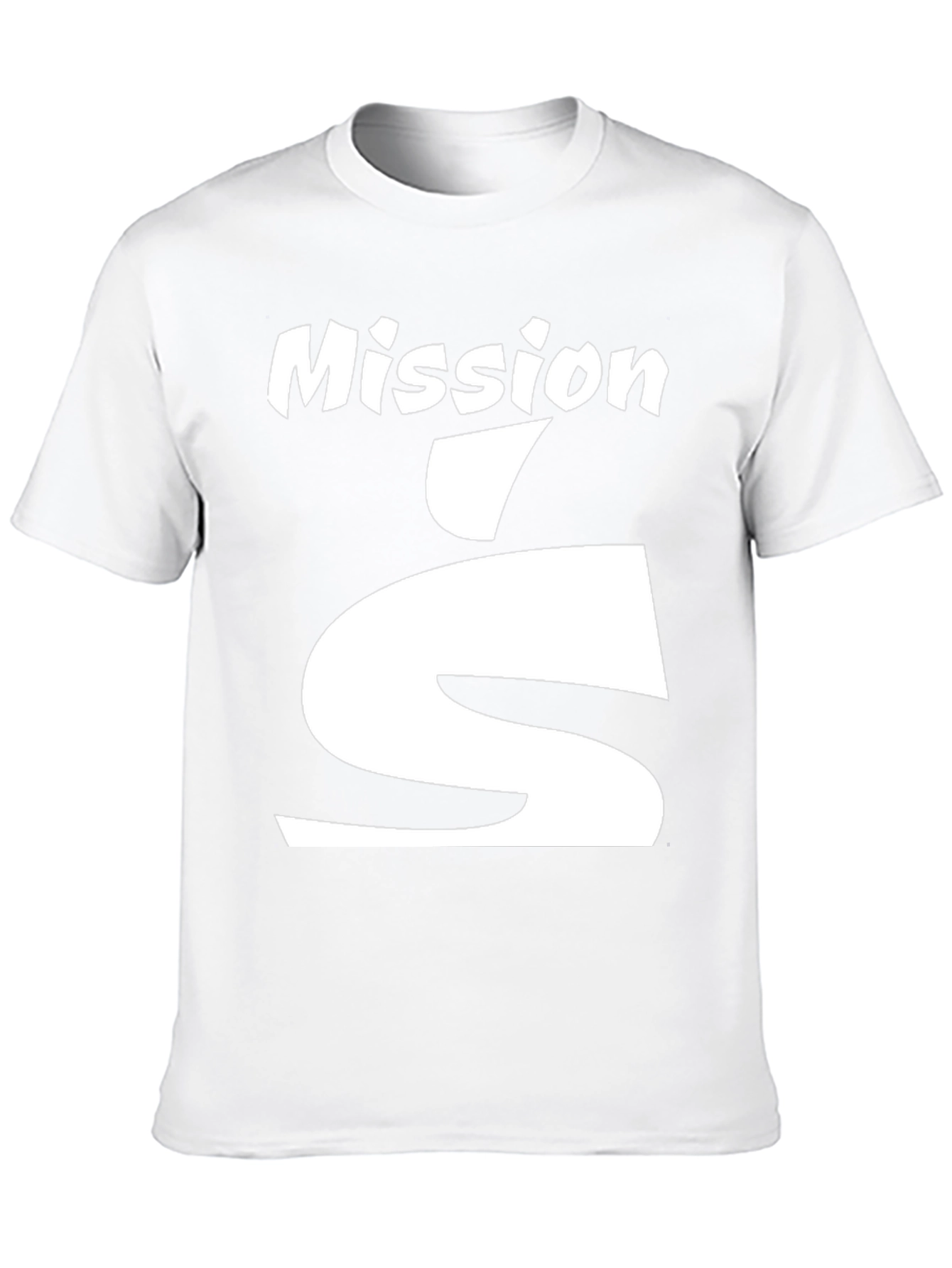 Mission S Black T-Shirt - Stylish Graphic Tee
