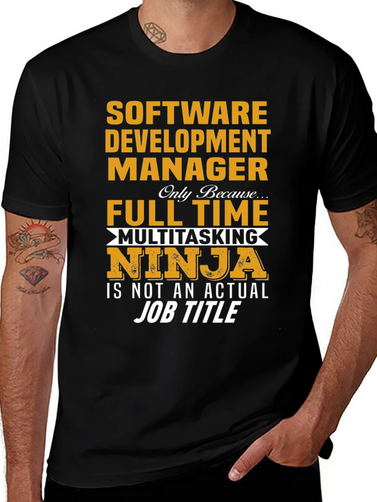 Software Development Manager Ninja T-Shirt