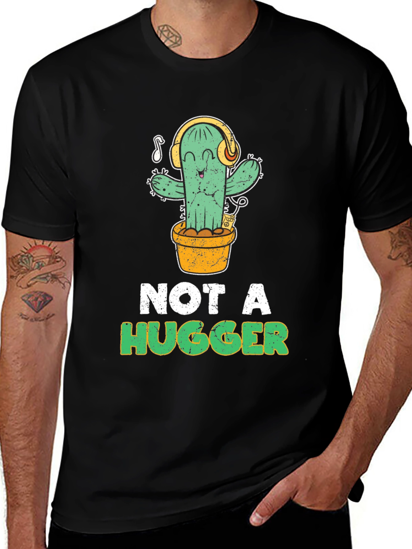 Not a Hugger Cactus T-Shirt
