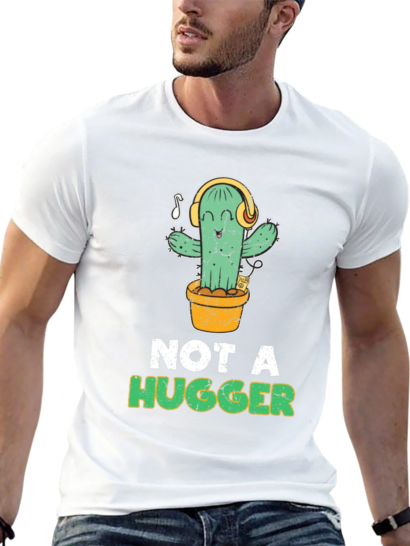 Not a Hugger Cactus T-Shirt