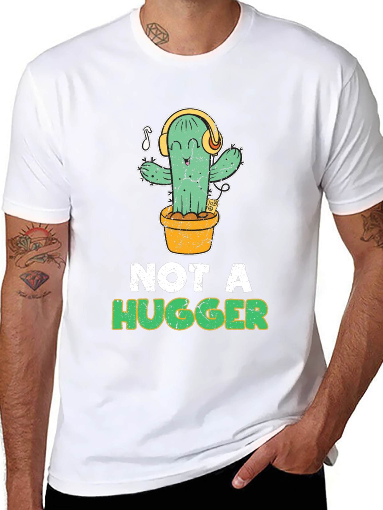 Not a Hugger Cactus T-Shirt