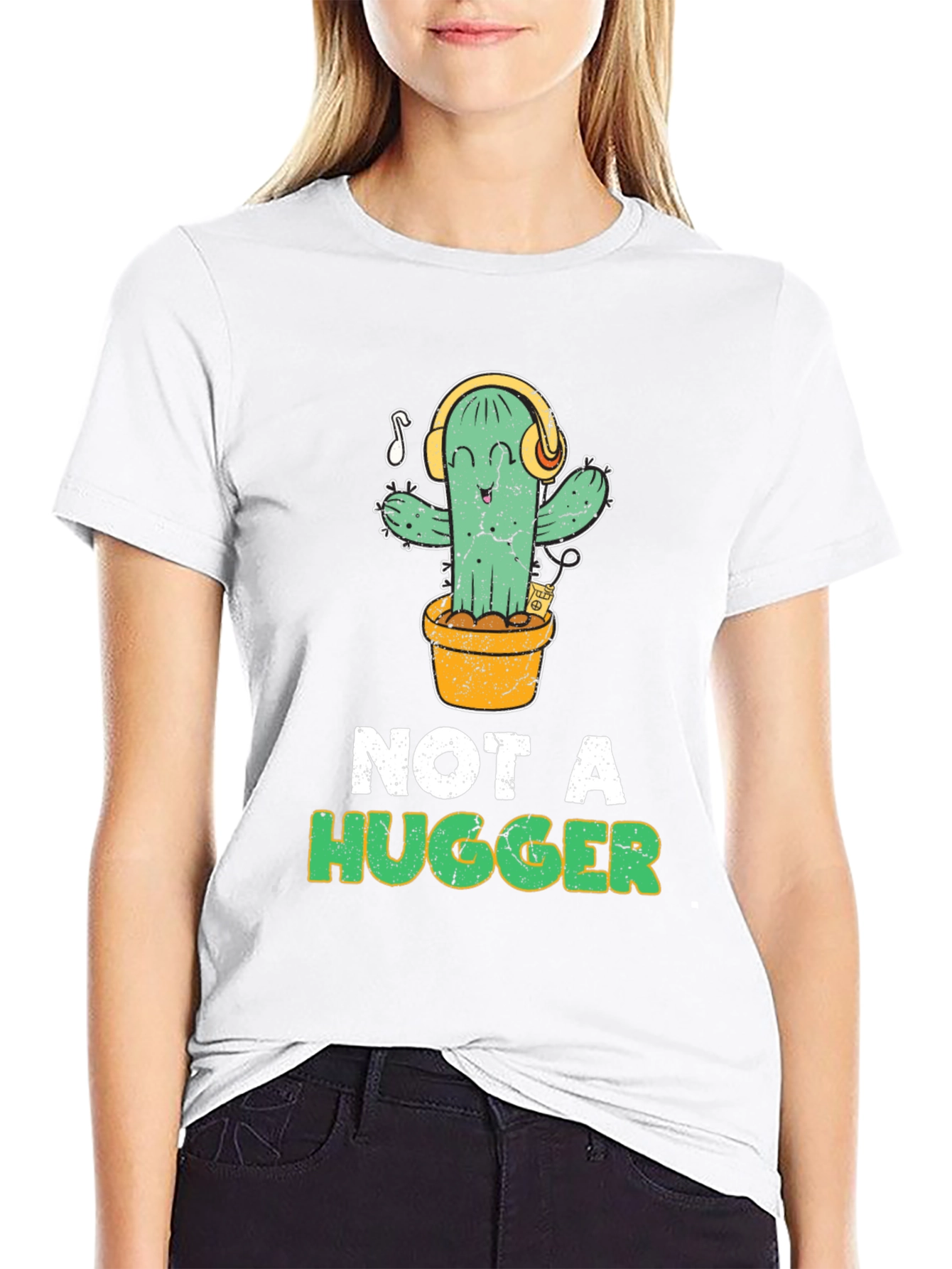 Not a Hugger Cactus T-Shirt