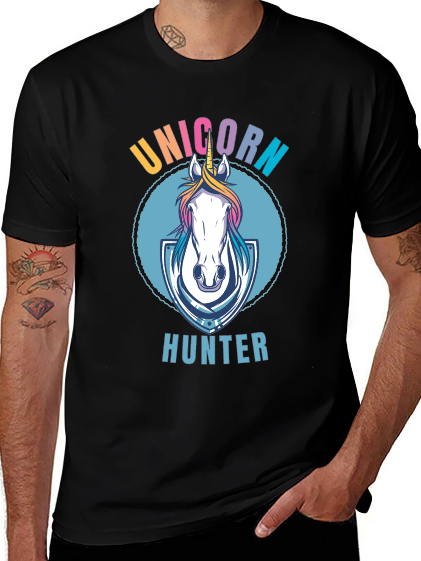 Unicorn Hunter Graphic T-Shirt
